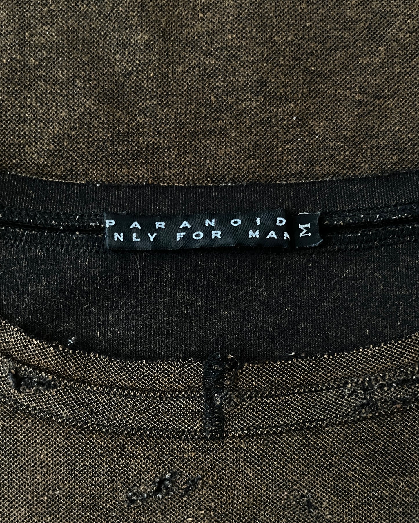 Paranoid Distressed Contrast Seam Longsleeve