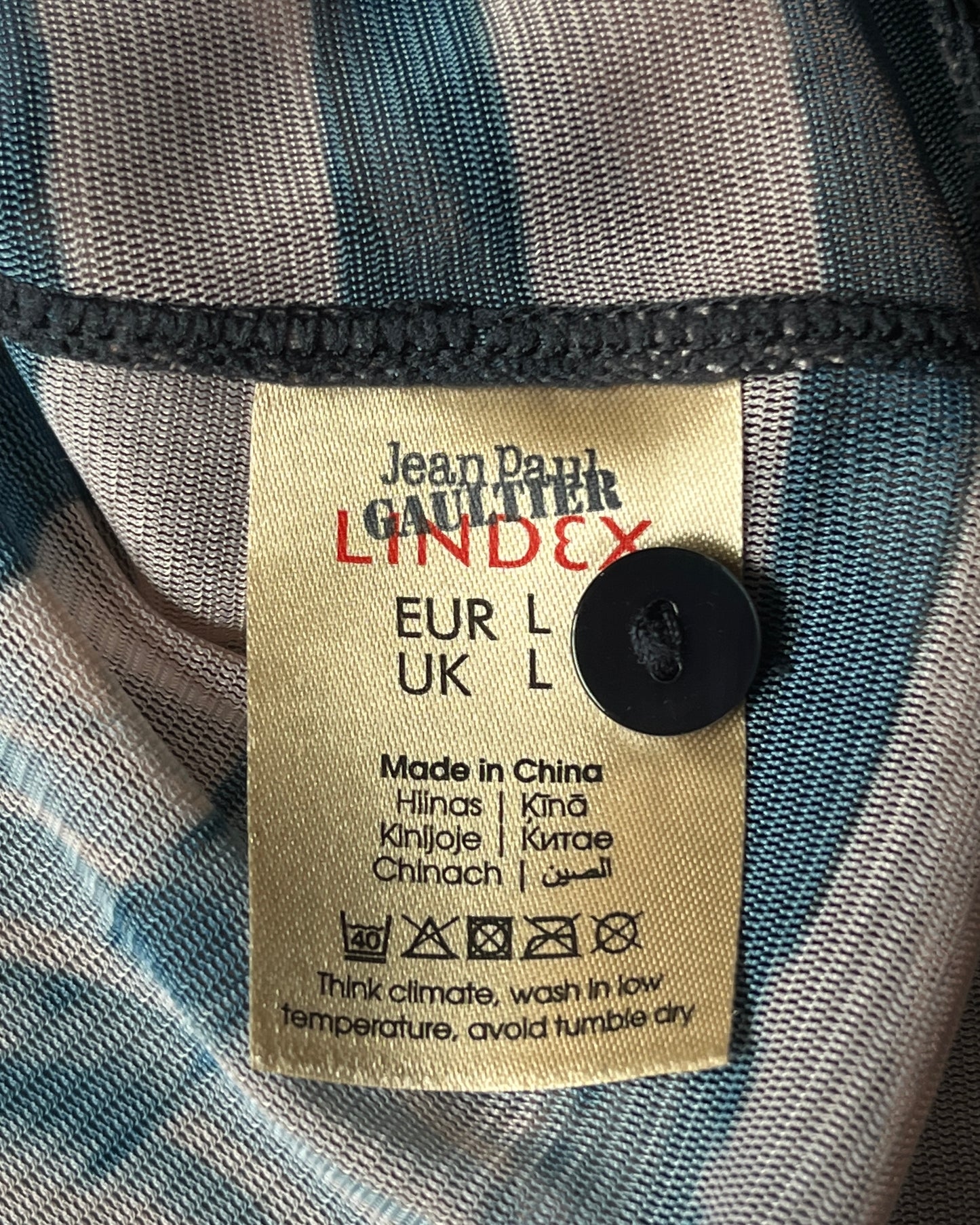 Jean Paul Gaultier Dragon Tattoo Mesh Cardigan