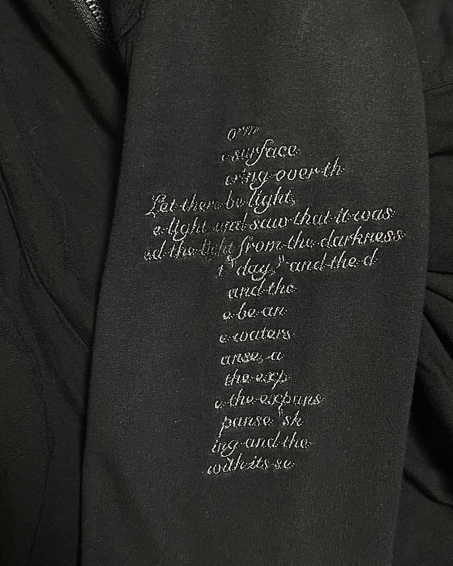 Heaven and Earth Layered Skull & Cross Hoodie