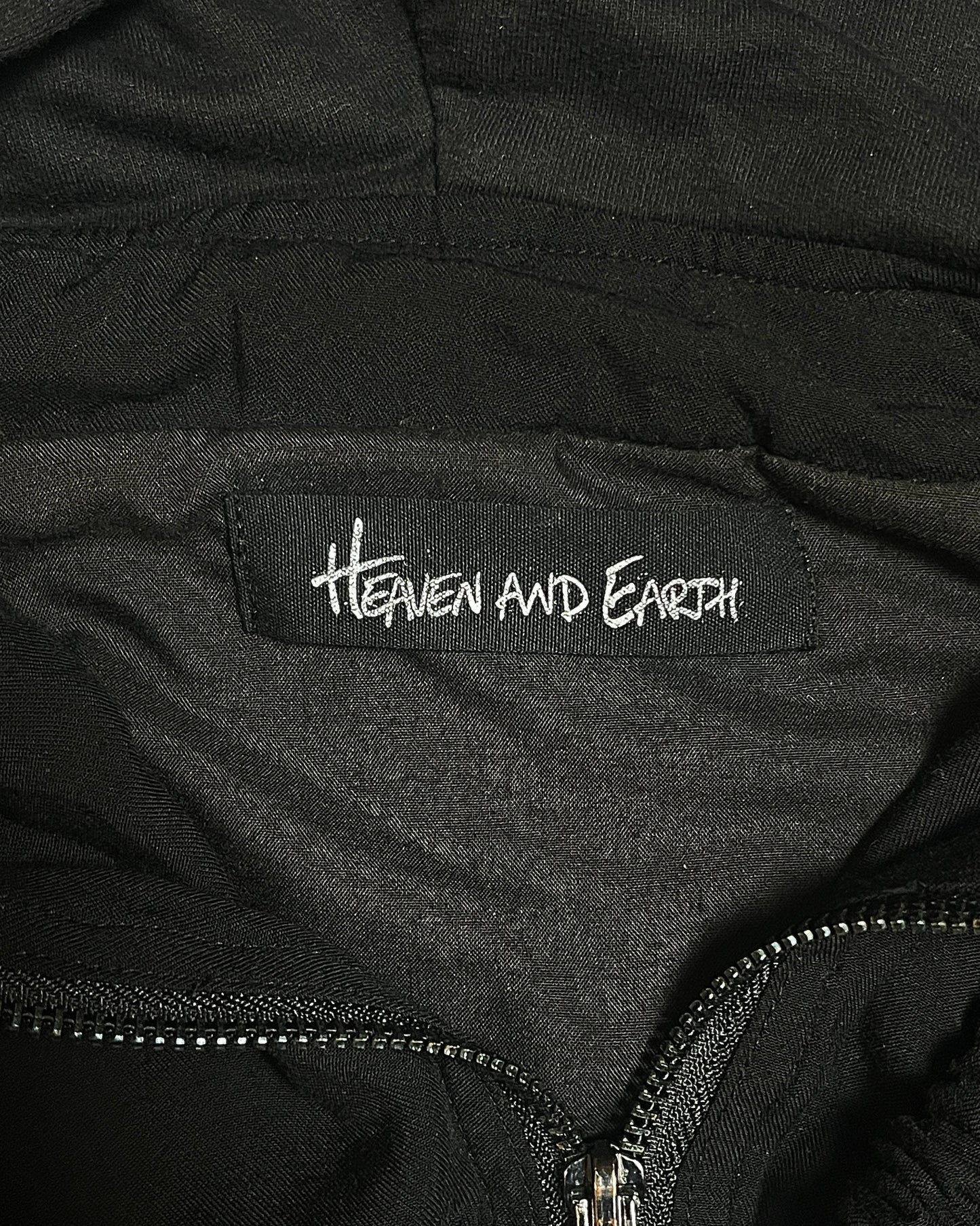 Heaven and Earth Layered Skull & Cross Hoodie