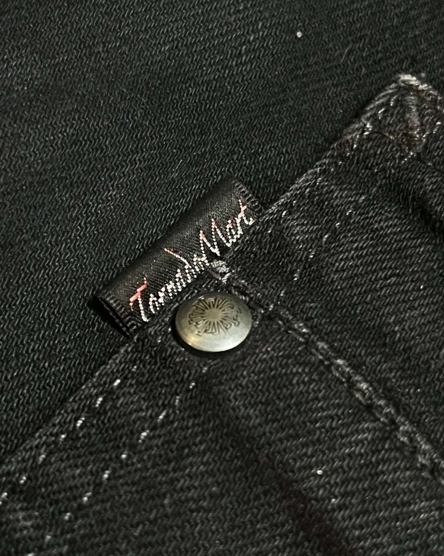 Tornado Mart Back-Lace Flared Denim