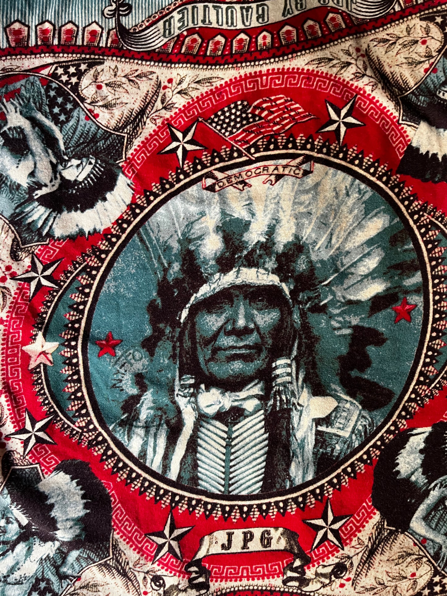 1990s Jean Paul Gaultier Indigenous Peoples Double Zip Up