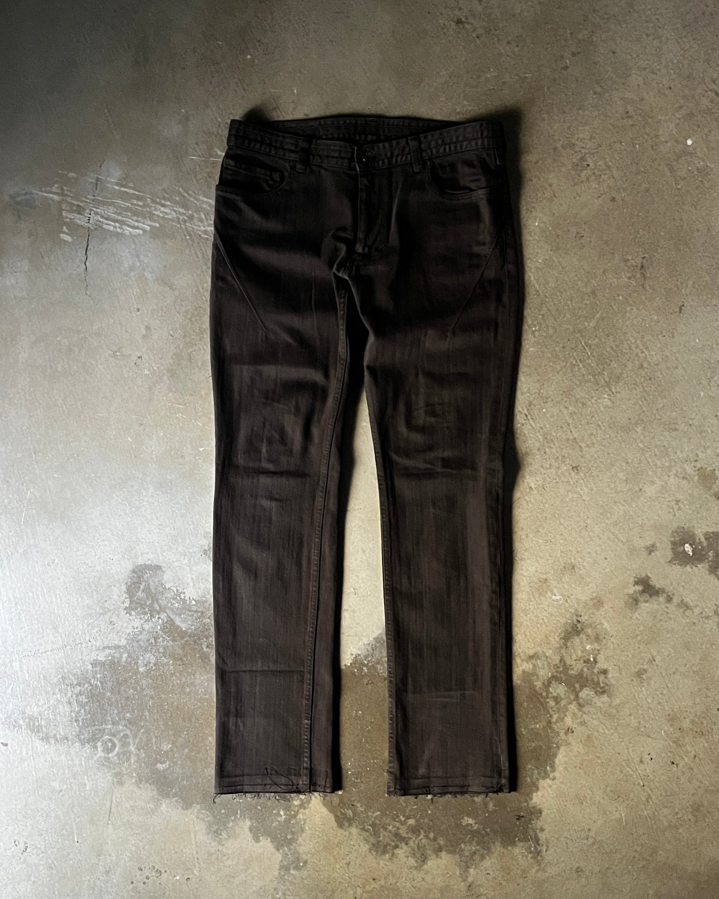 Number (N)ine Heart Patch Jeans