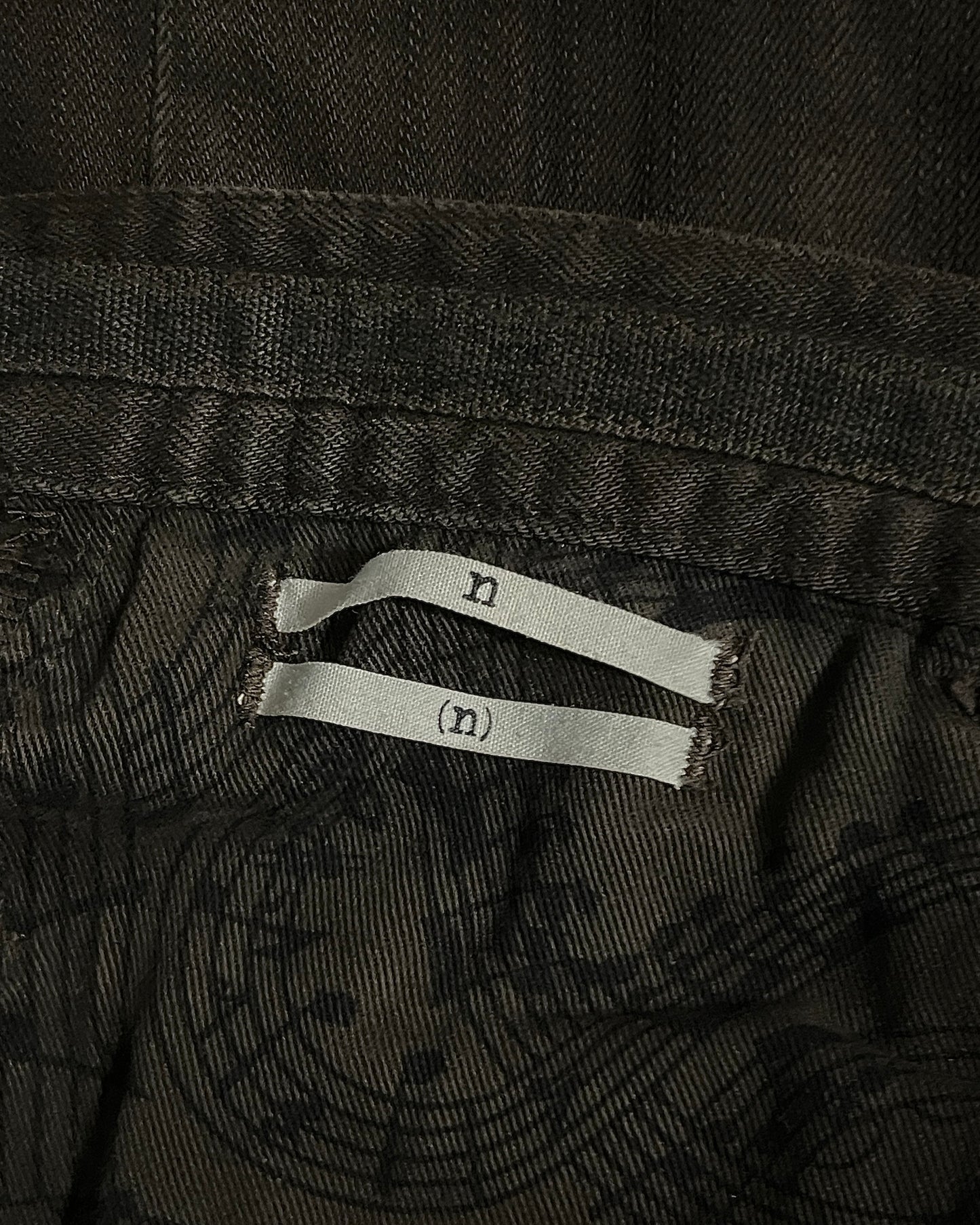 Number (N)ine Heart Patch Jeans