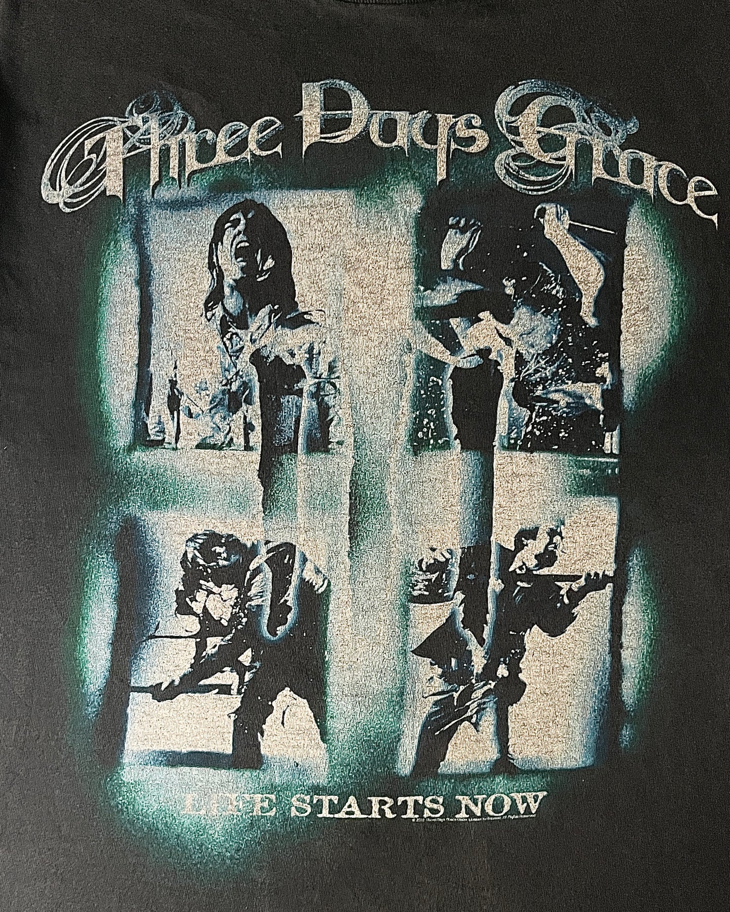 2000's Three Days Grace "Life Starts Now" Tee