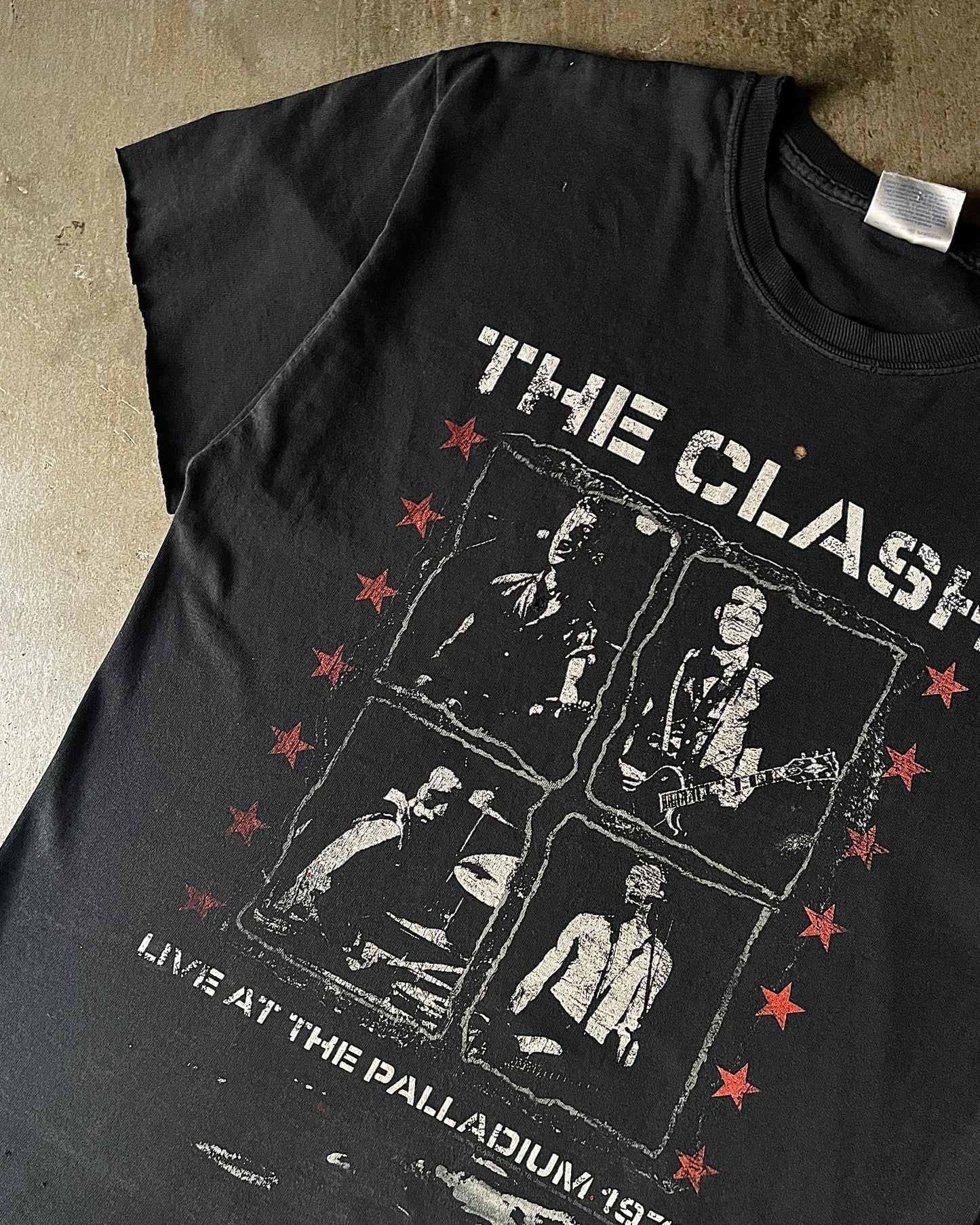 2000's The Clash Painted Concert Tee