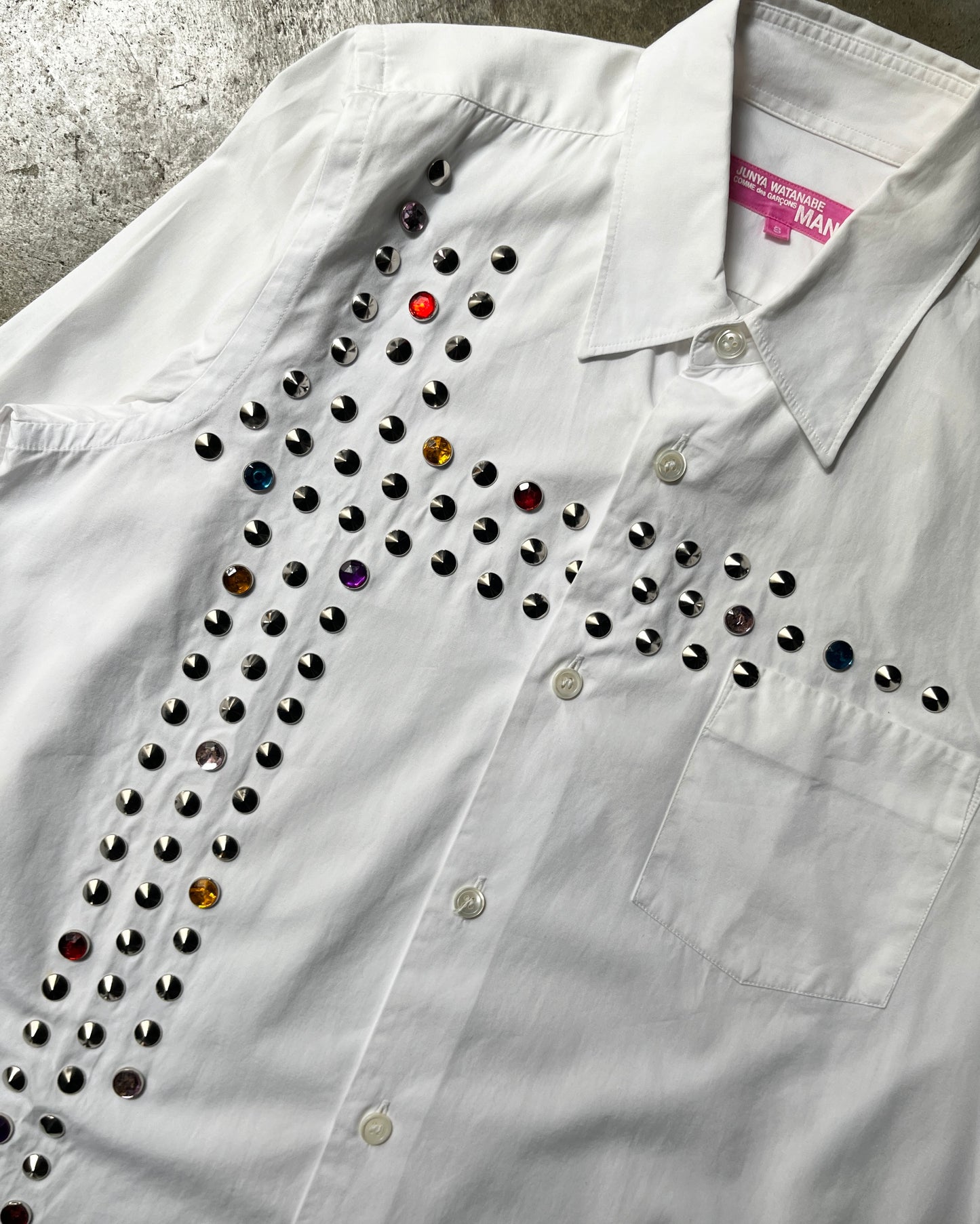 Junya Watanabe AD2002 Jewel Button Up