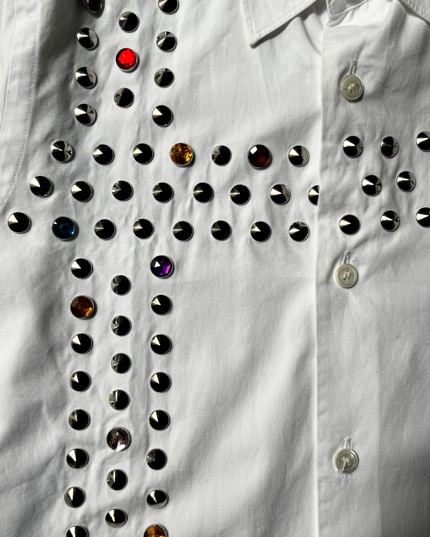 Junya Watanabe AD2002 Jewel Button Up