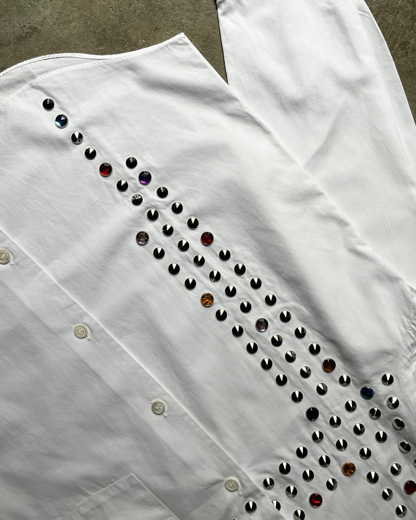 Junya Watanabe AD2002 Jewel Button Up