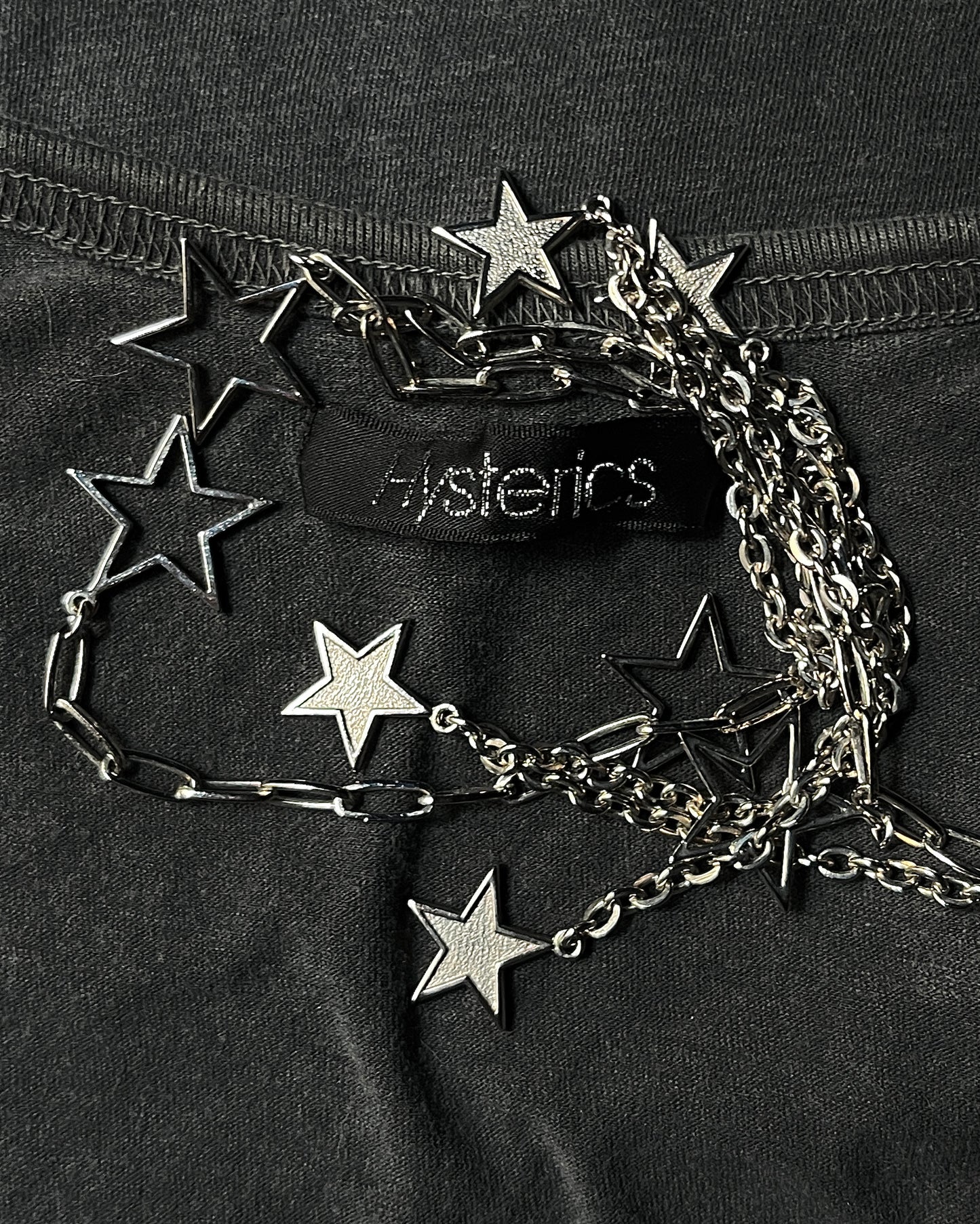 Hysteric Glamour "Do The Wrong Thing" Star Chain Tank