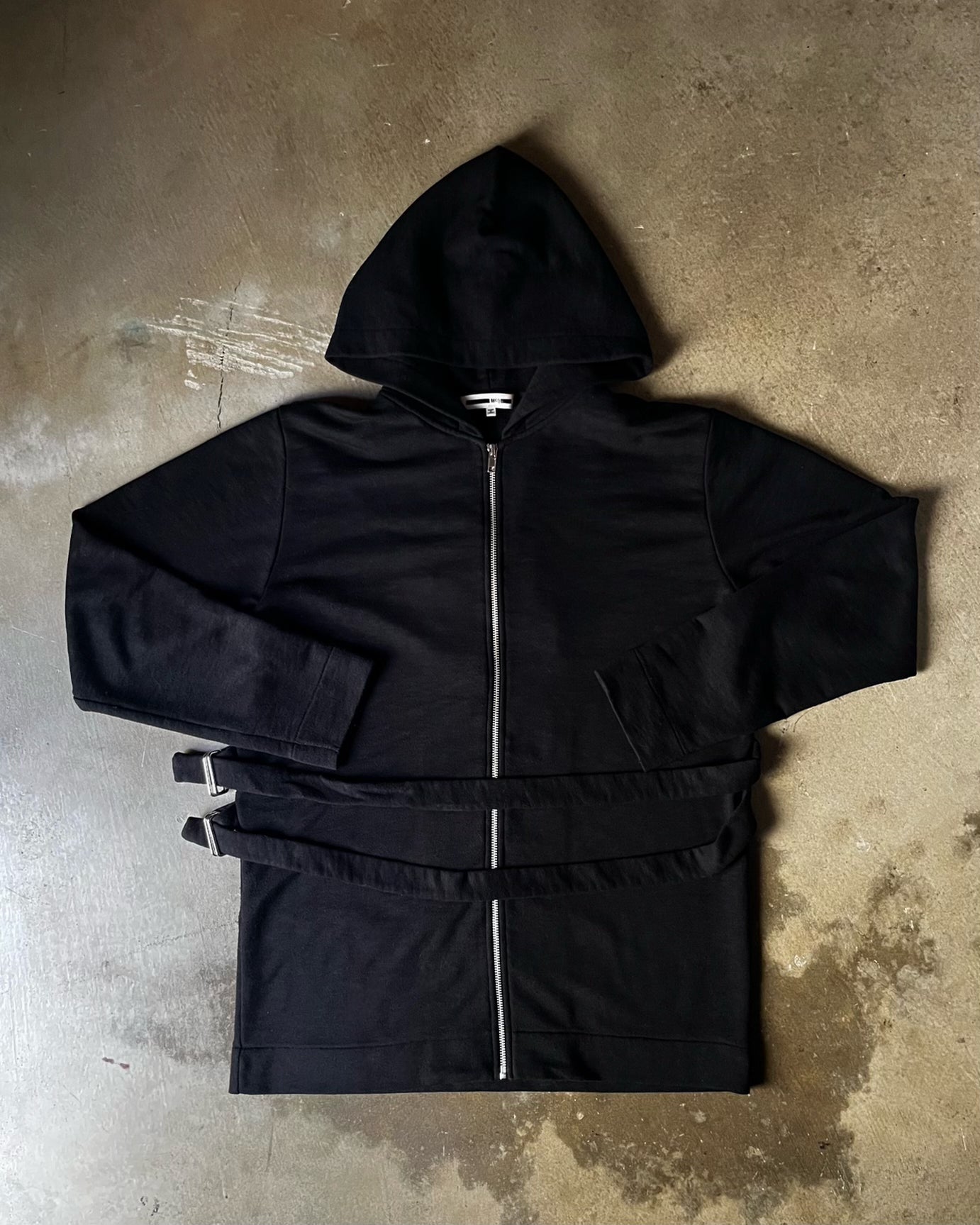 Alexander McQueen Bondage Zip Up Hoodie FOULMANNERED