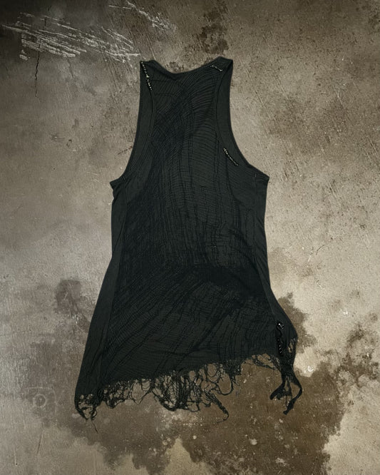 Kmrii Custom Pierced & Distressed Tank