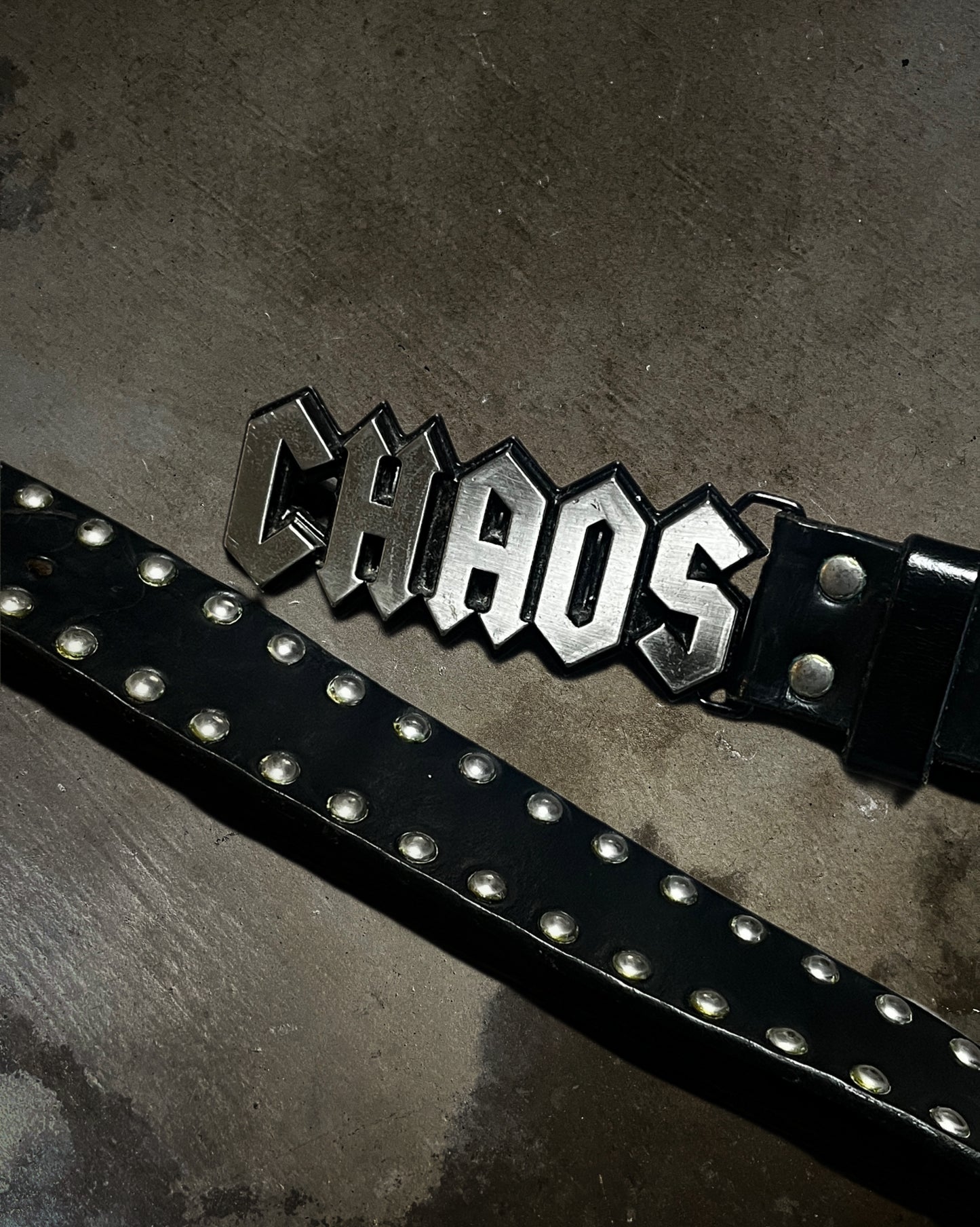 Hysteric Glamour Studded 'Chaos' Belt