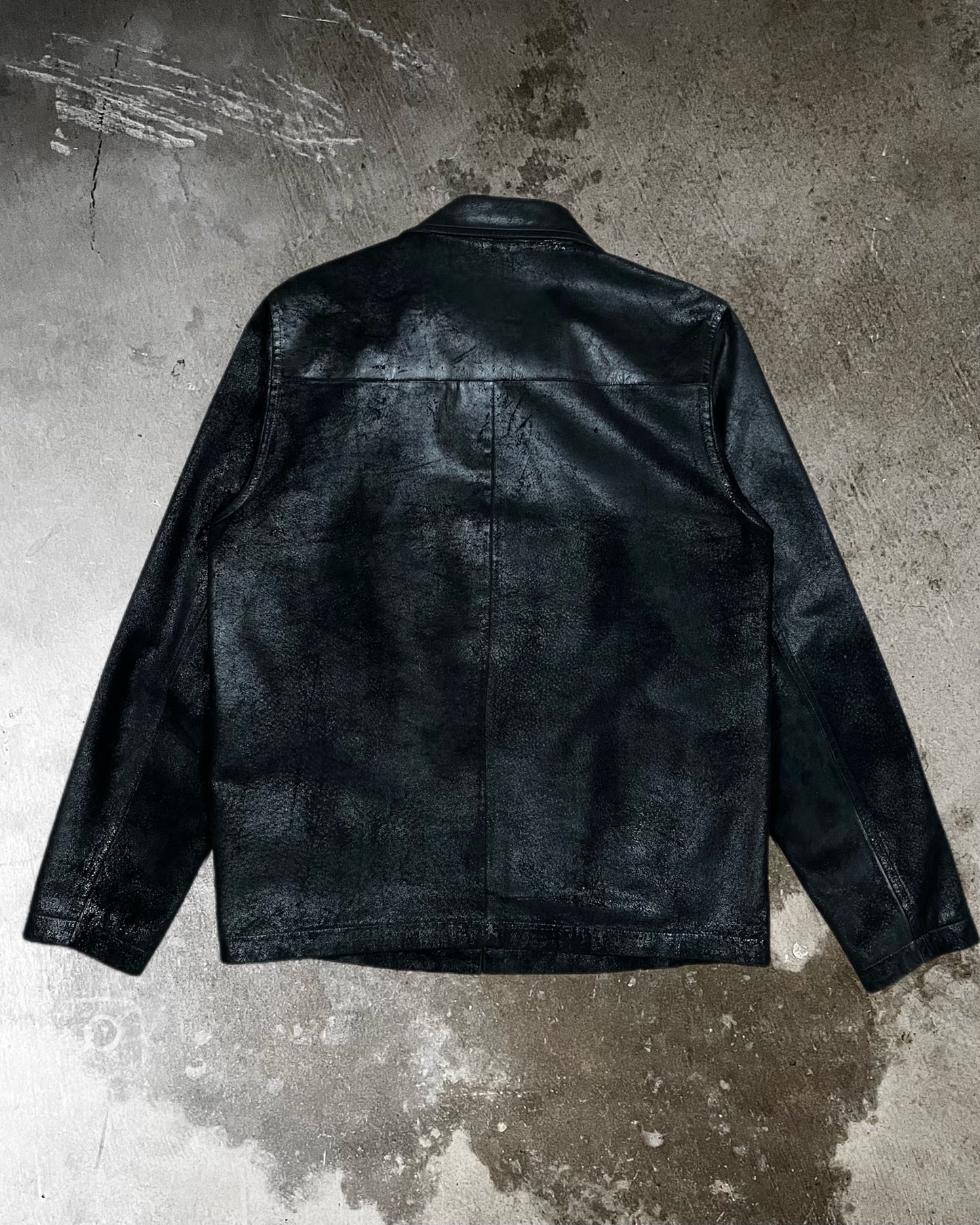 Yohji Yamamoto Blistered Lambskin Jacket