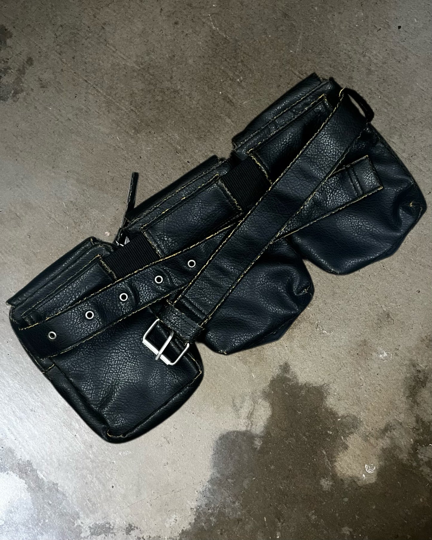Tornado Mart Leather Pouch Belt