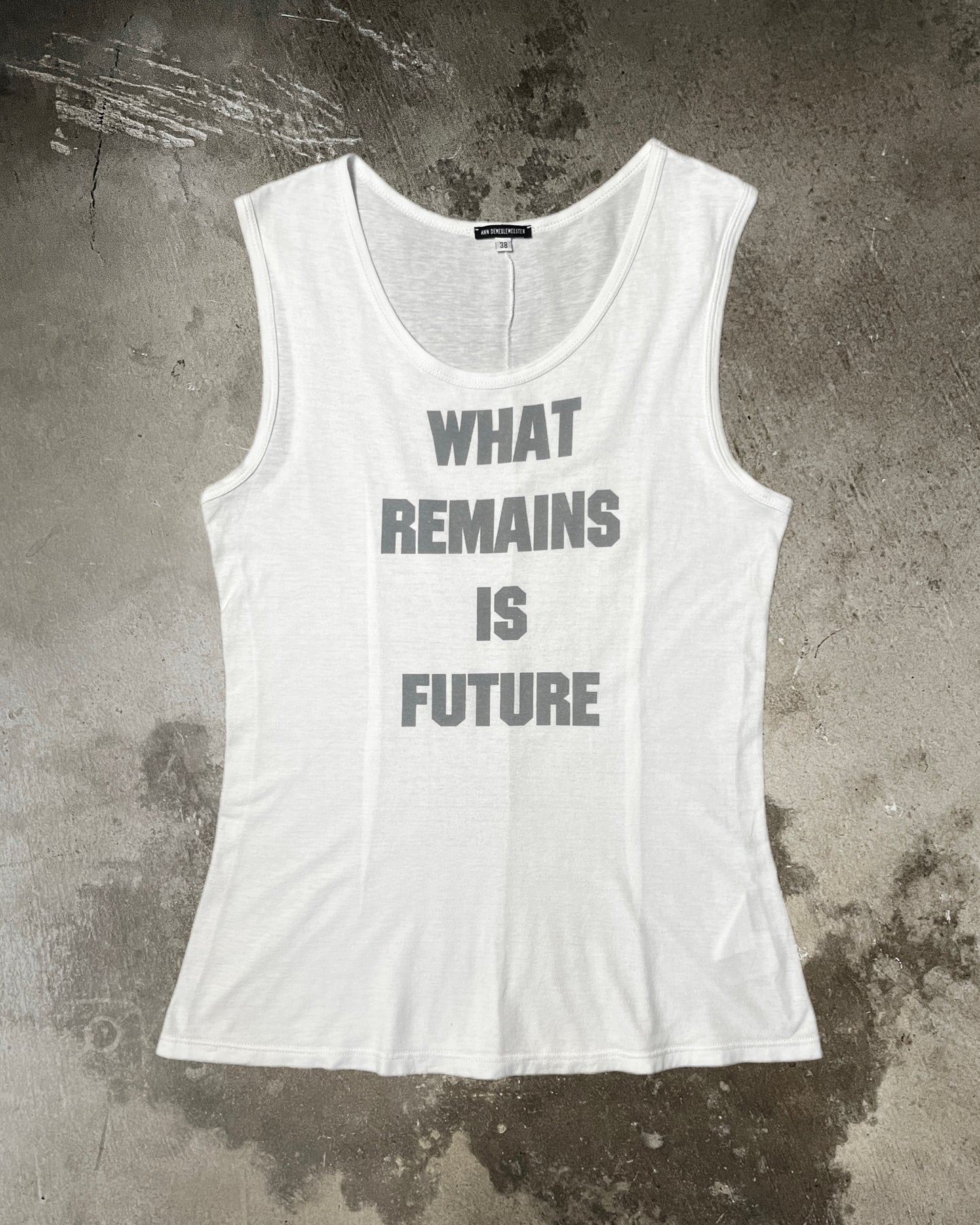 Ann Demeulemeester 'What Remains Is Future' Tank