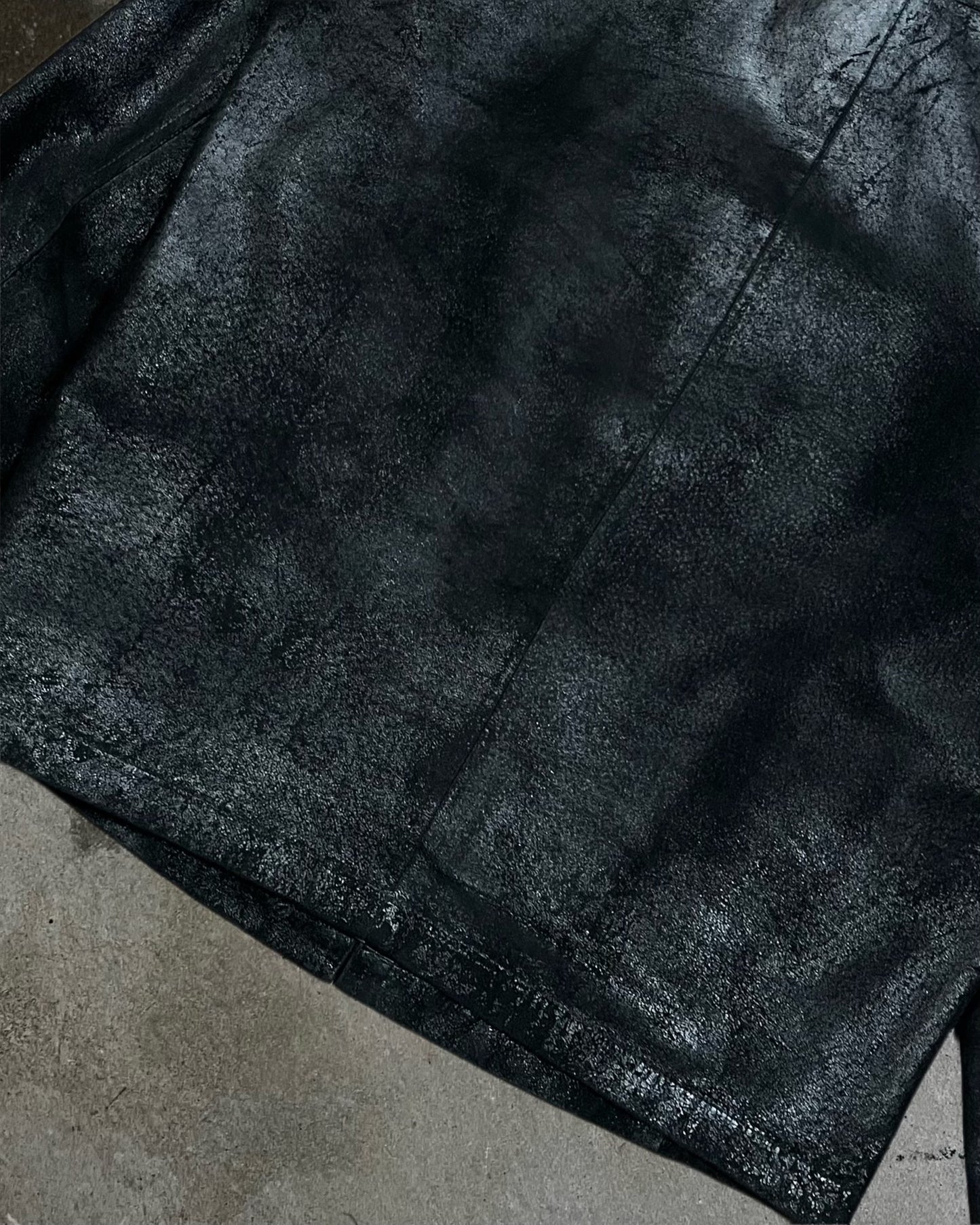 Yohji Yamamoto Blistered Lambskin Jacket