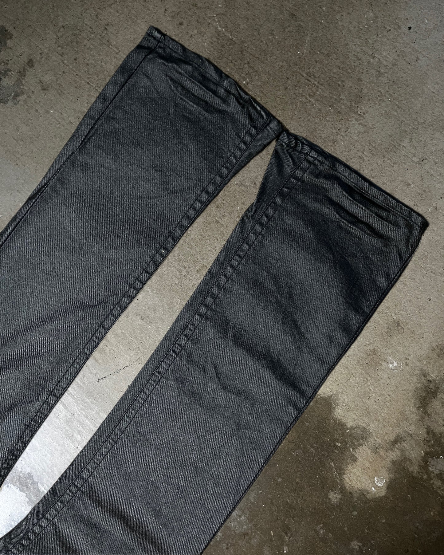 Cook Waxed Slim Bootcut Jeans