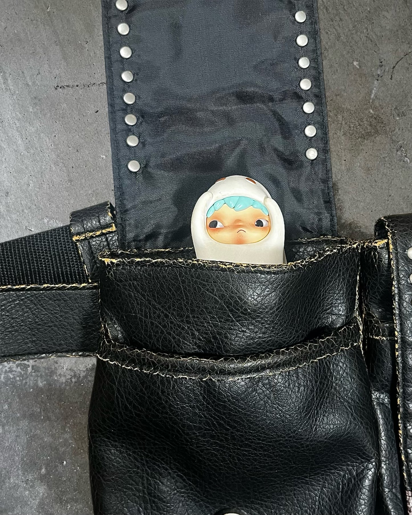 Tornado Mart Leather Pouch Belt