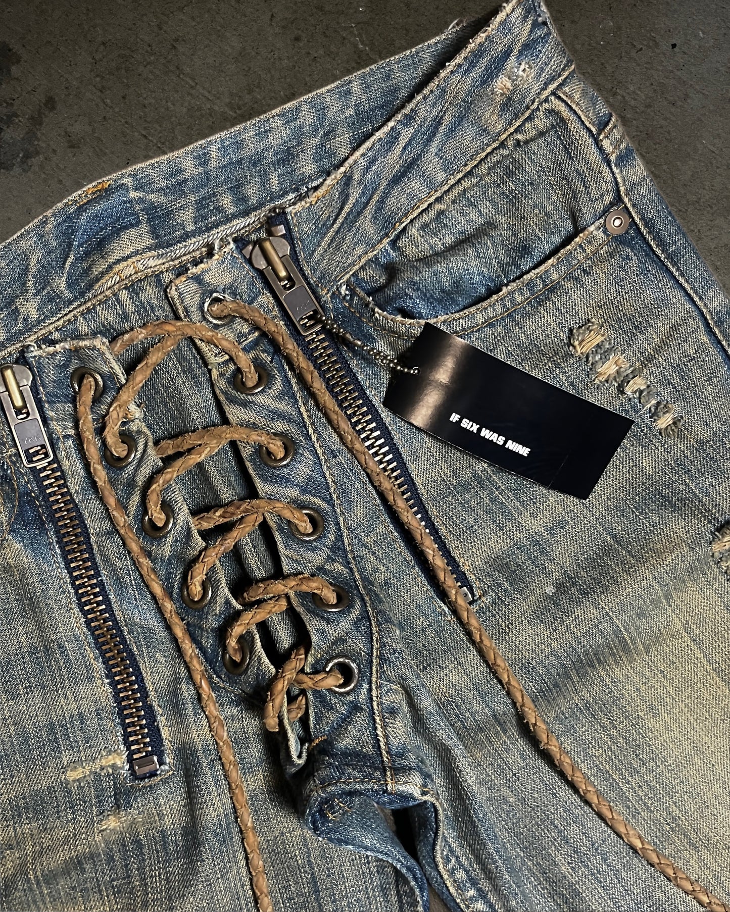 ifsixwasnine Super Bell-Bottom Mudmax Denim