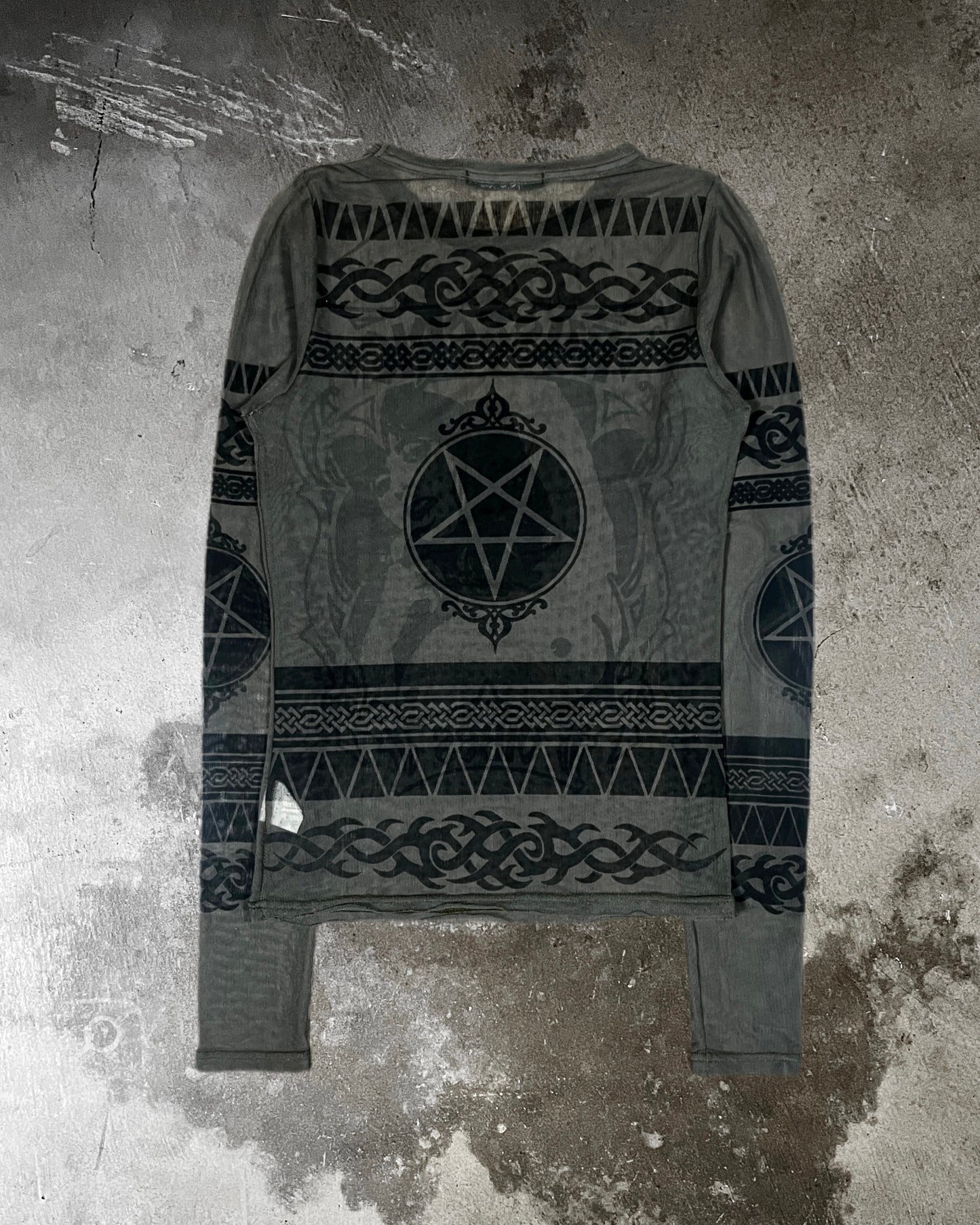 Hysteric Glamour Tattoo Mesh Longsleeve