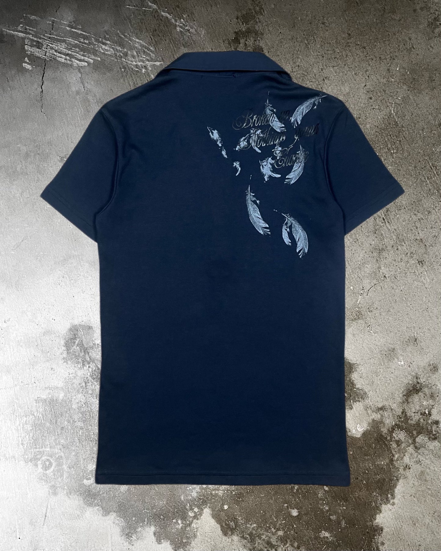 Tornado Mart Bedazzled Butterfly Polo