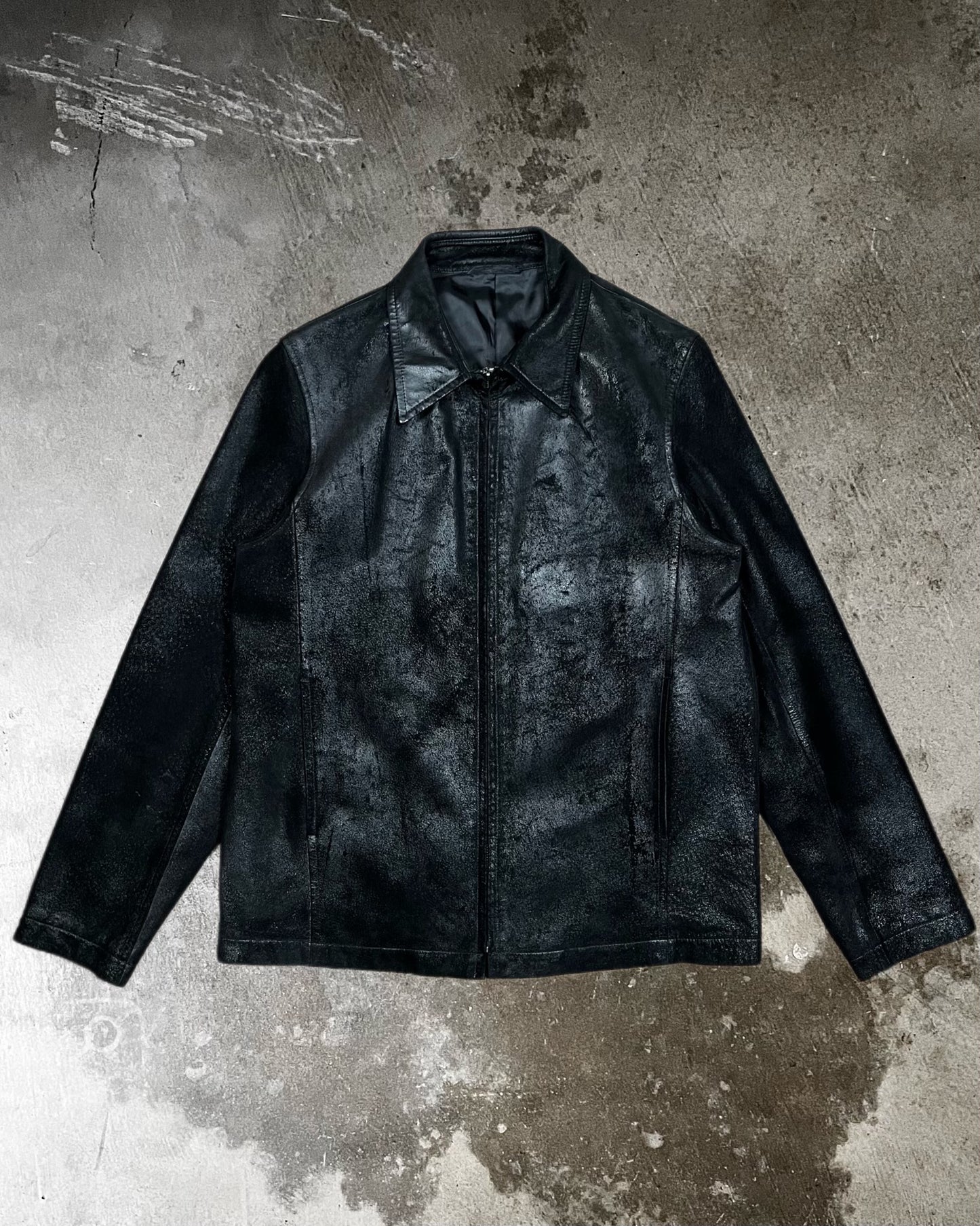 Yohji Yamamoto Blistered Lambskin Jacket