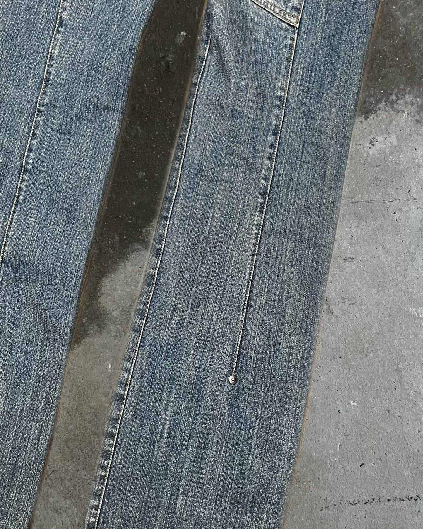 Edge Rupert Bootcut Studded & Distressed Jeans