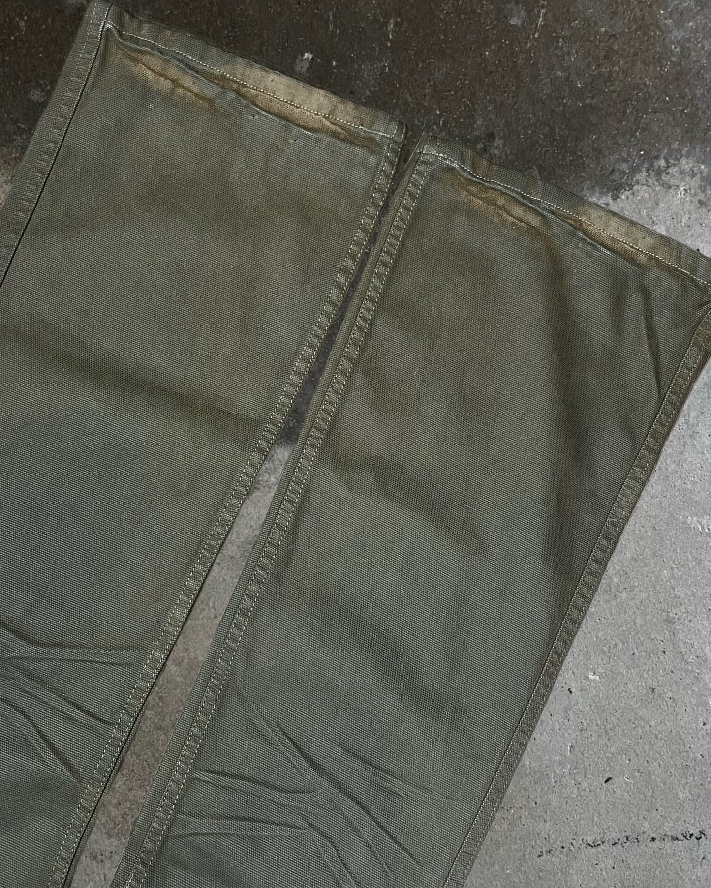 Cook Leather Attachment Flare Jeans