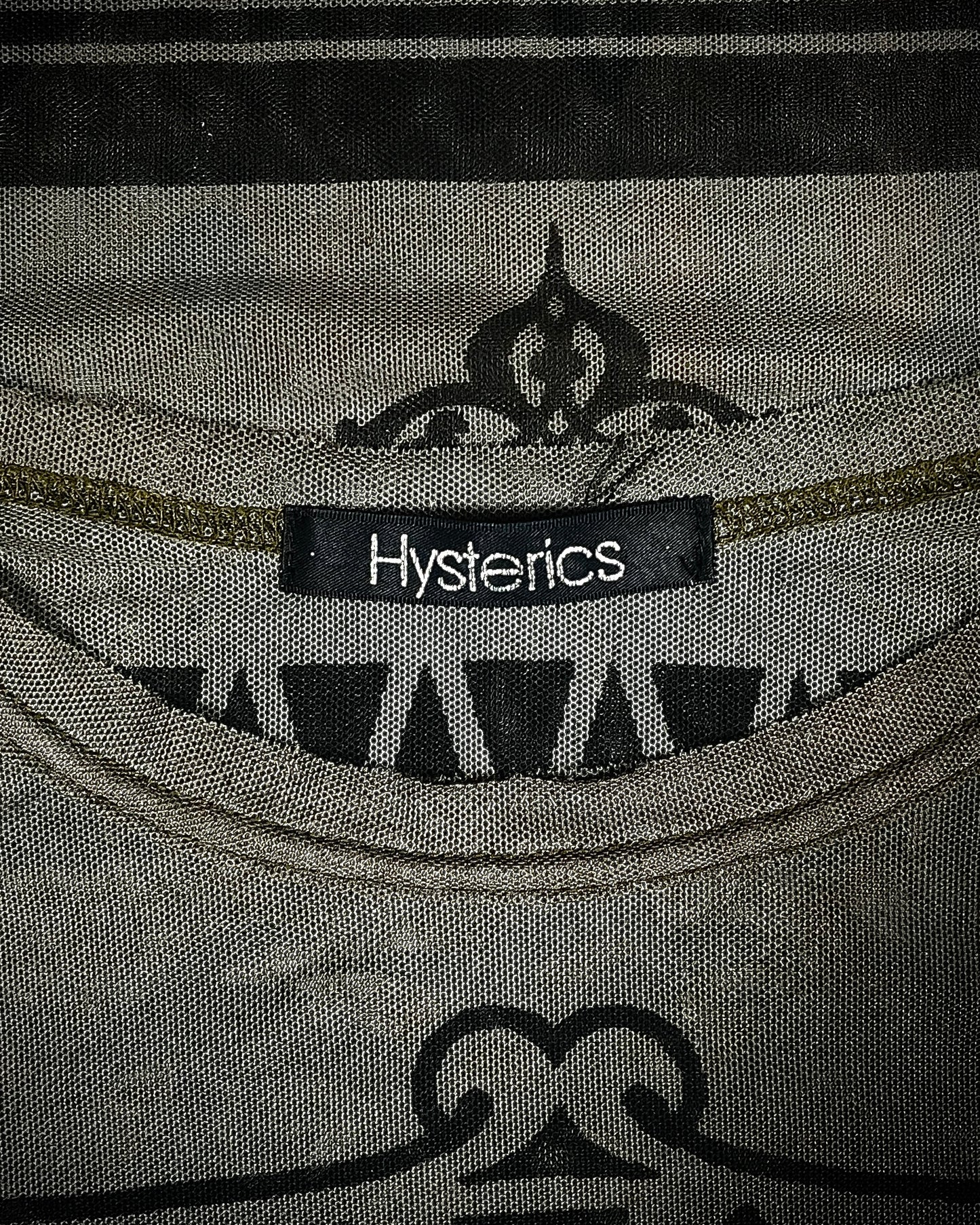 Hysteric Glamour Tattoo Mesh Longsleeve