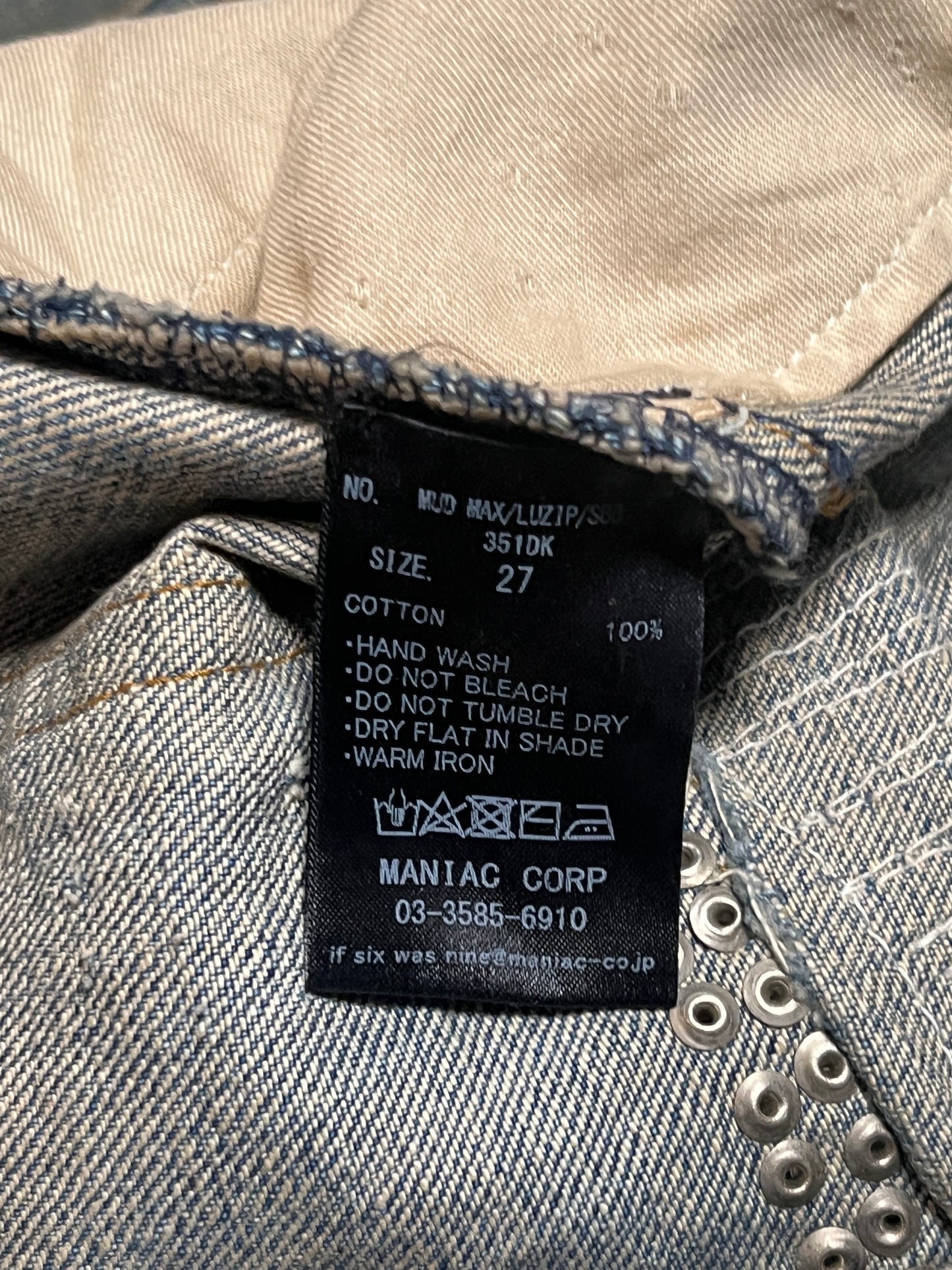 ifsixwasnine Super Bell-Bottom Mudmax Denim