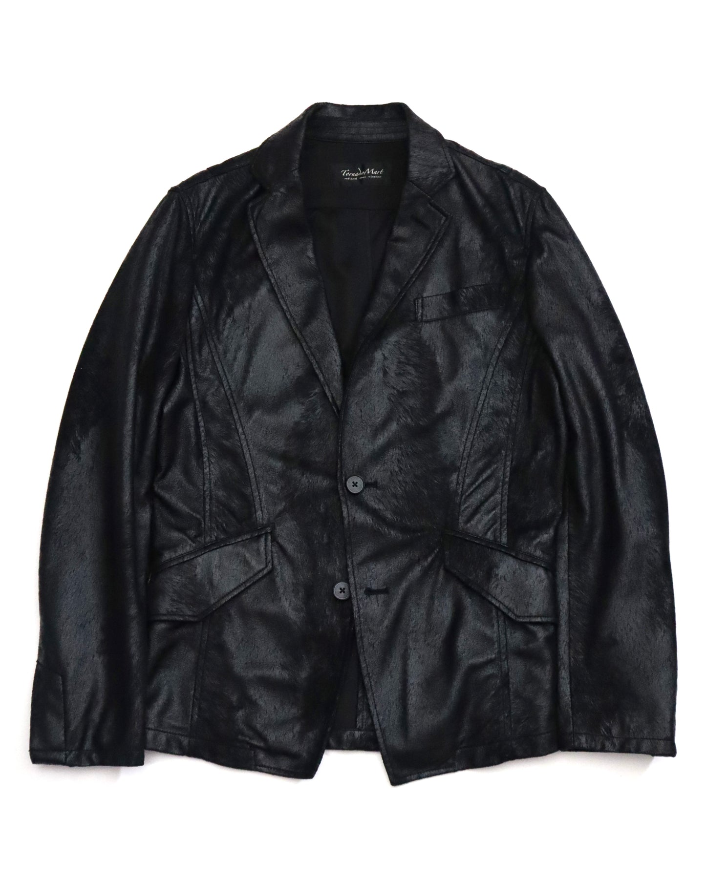Tornado Mart Smooth Leather Blazer