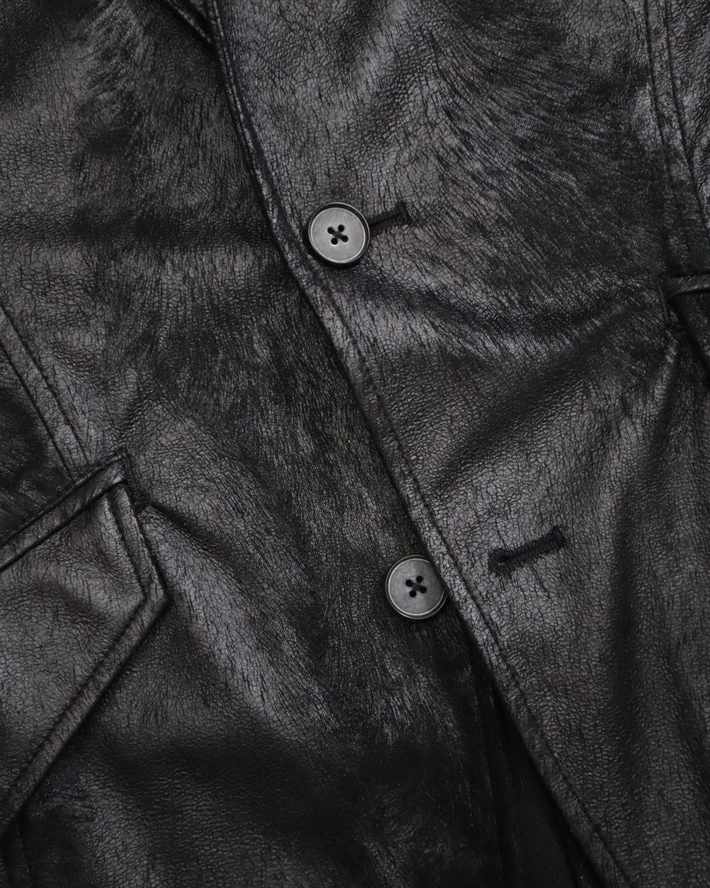 Tornado Mart Smooth Leather Blazer