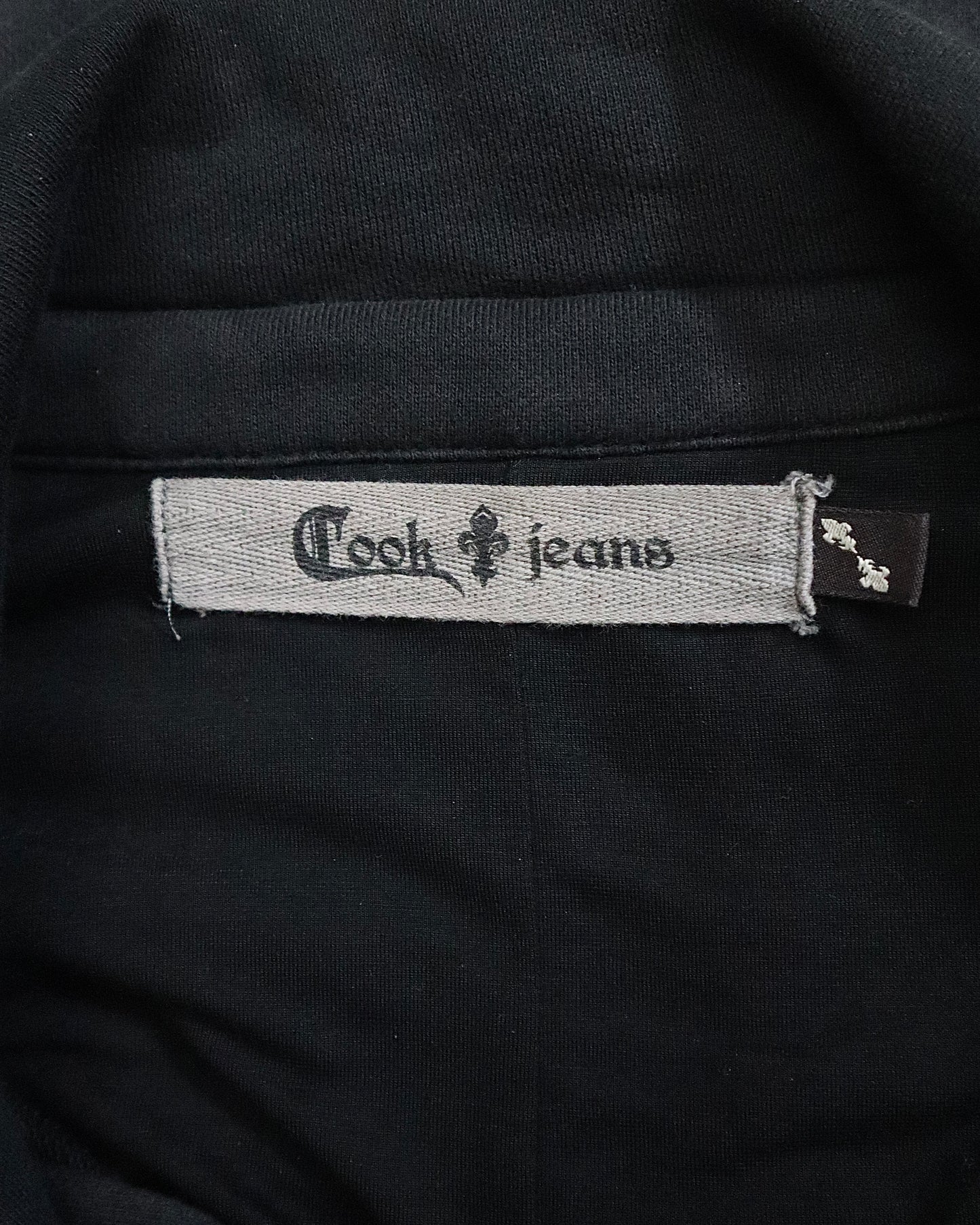 CookJeans Asymmetrical Zip Terry Jacket