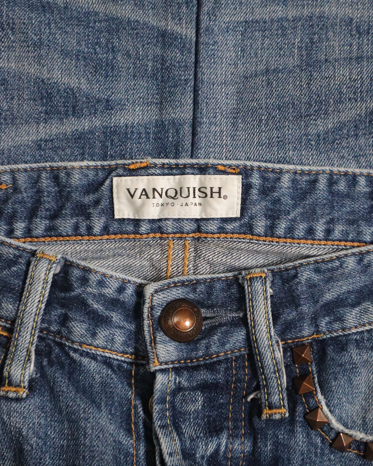 Vanquish Studded Bootcut Jeans