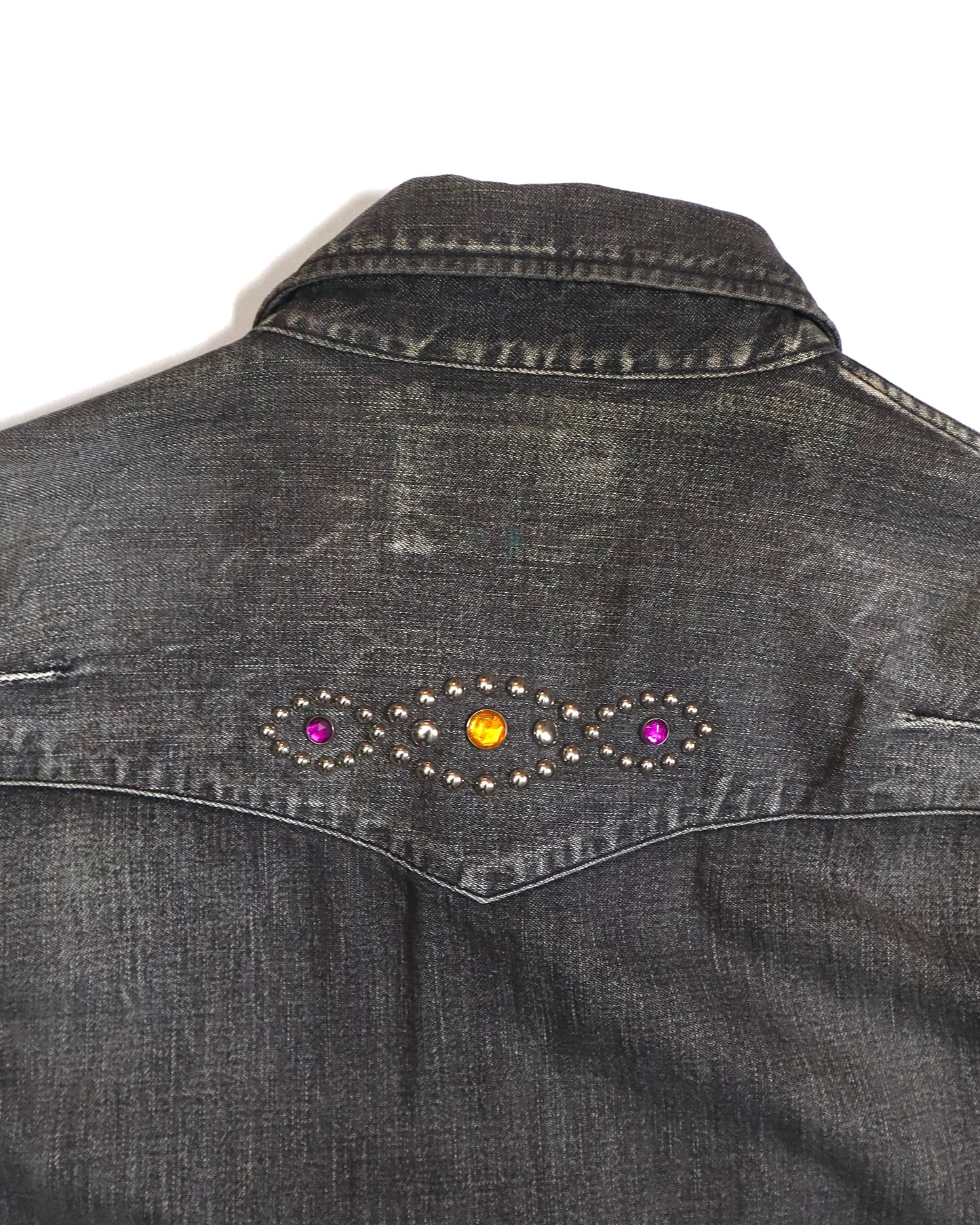 Number (N)ine A/W S/S 2003 'Touch Me Im Sick' Jewel Studded Button Up