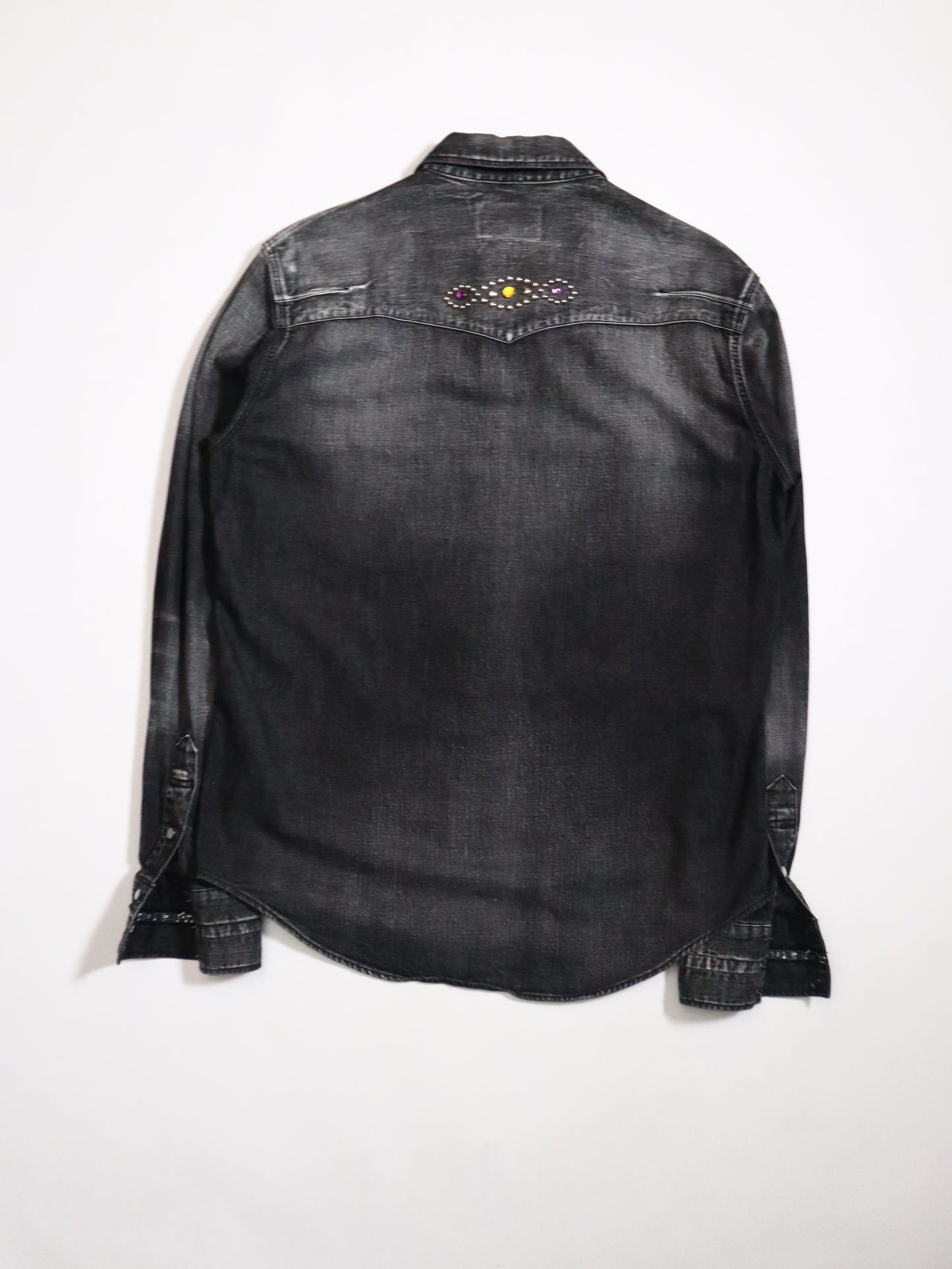 Number (N)ine A/W S/S 2003 'Touch Me Im Sick' Jewel Studded Button Up