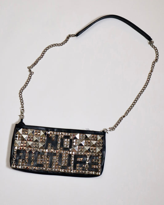 Hysteric Glamour 'No Picture' Studded Bag