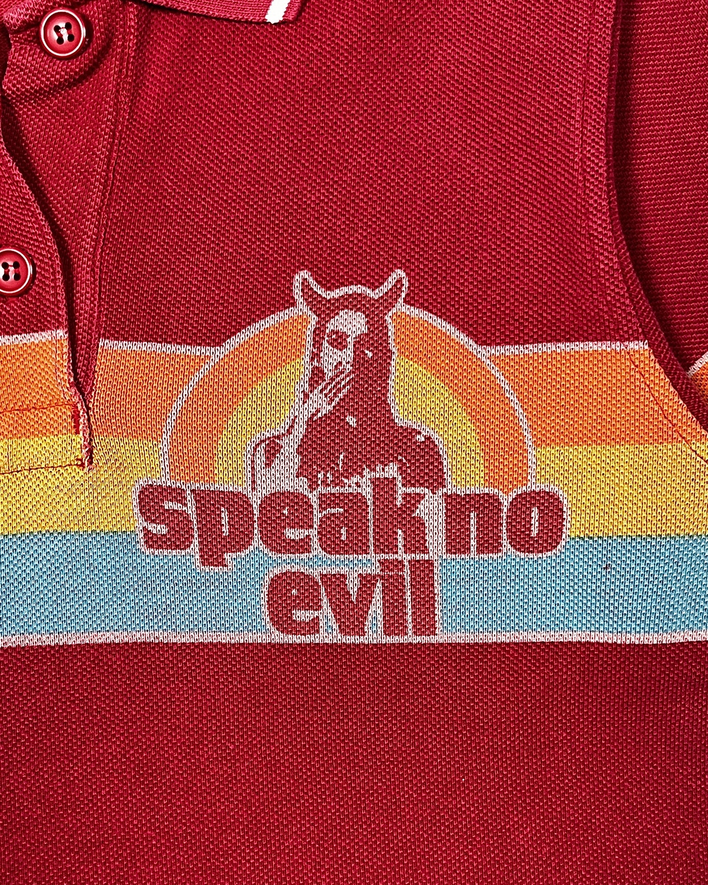 Hysteric Glamour "Speak No Evil" Polo Shirt