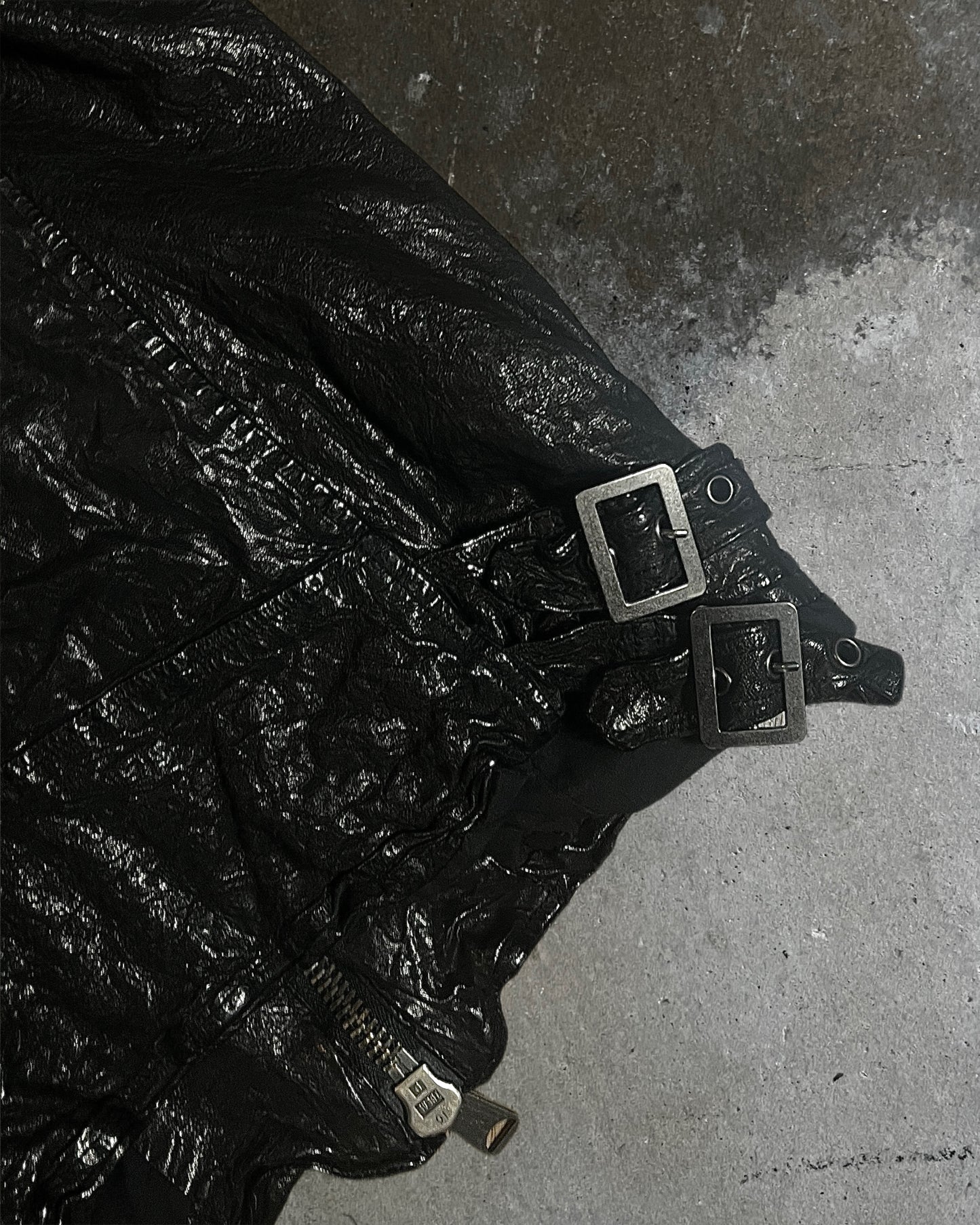 Tornado Mart Crinkle Leather Jacket