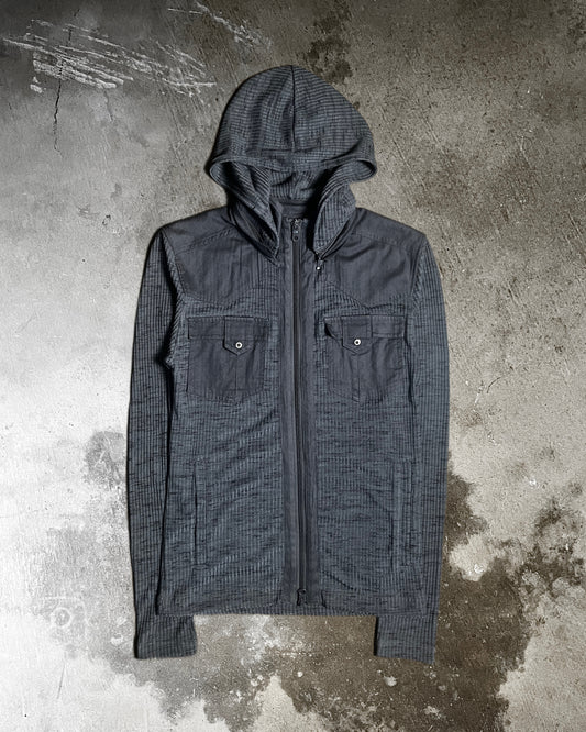 Nicole Club Double Zip Hoodie with Removable Hood