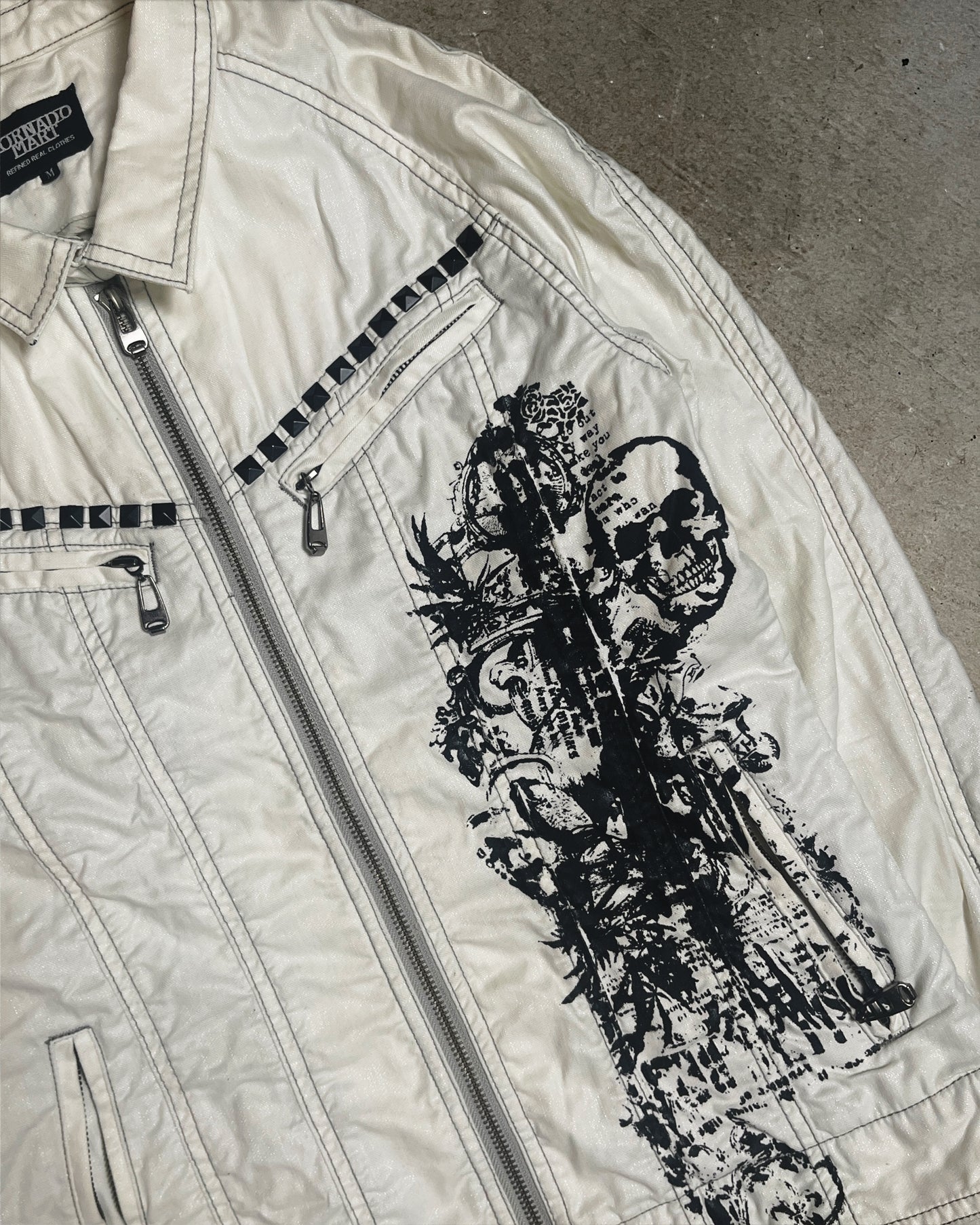 Tornado Mart Studded Skull Jacket