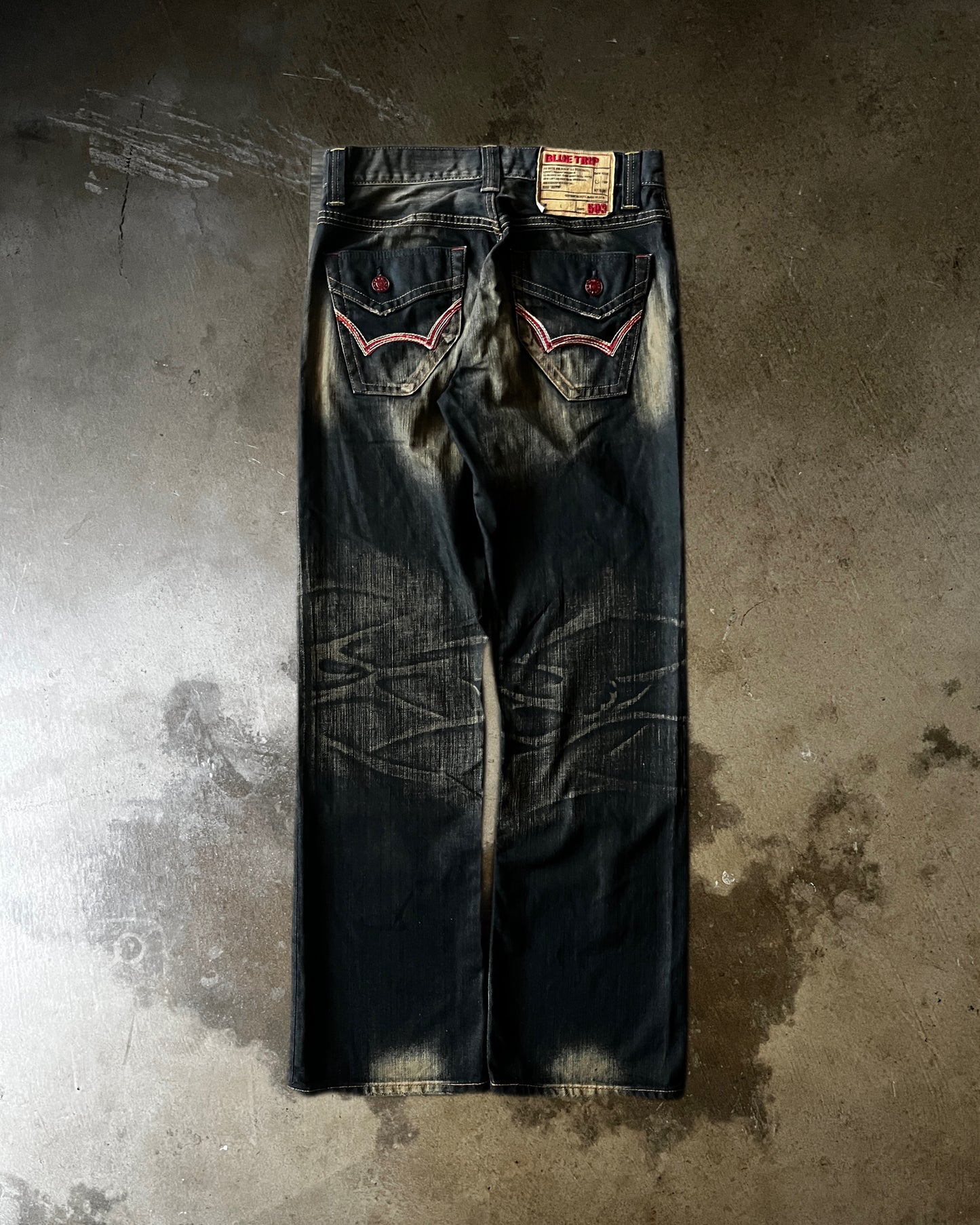 Blue Trip Rust Baggy Denim