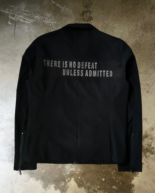 Shellac "There Is No Defeat" Mesh Panel Zip-Up