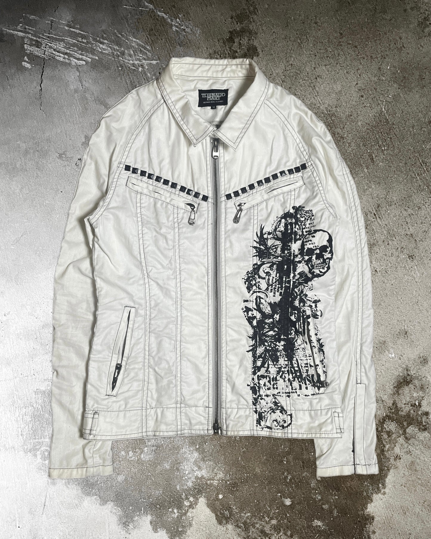 Tornado Mart Studded Skull Jacket