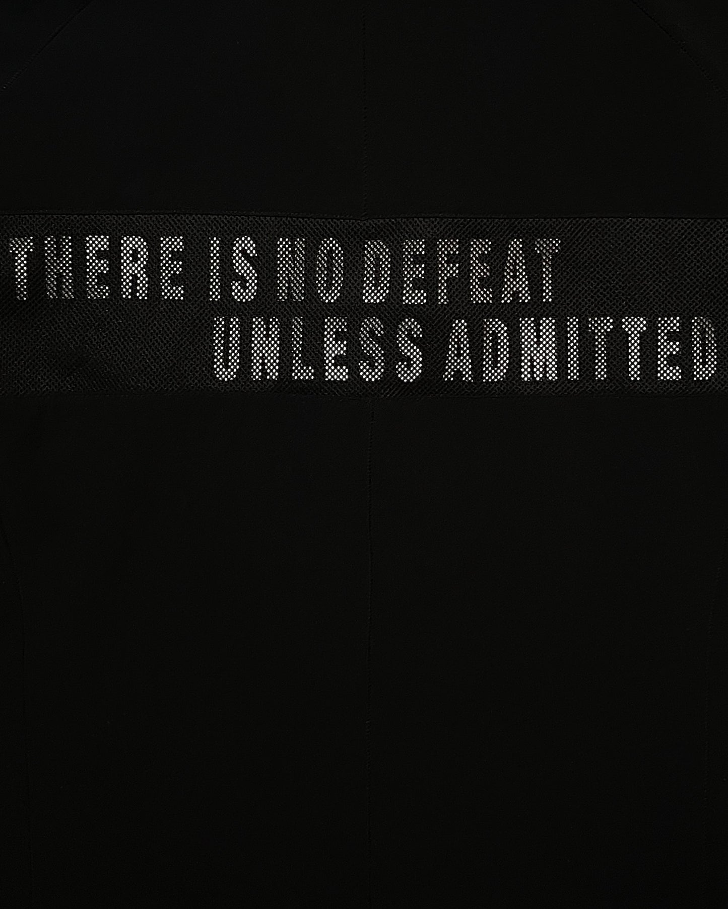 Shellac "There Is No Defeat" Mesh Panel Zip-Up