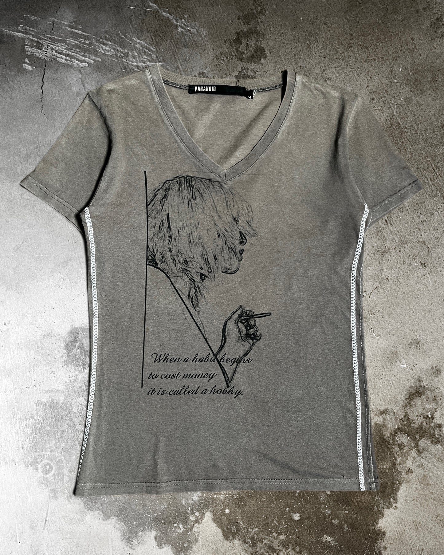 Paranoid "Habbit Is Hobby" Tee