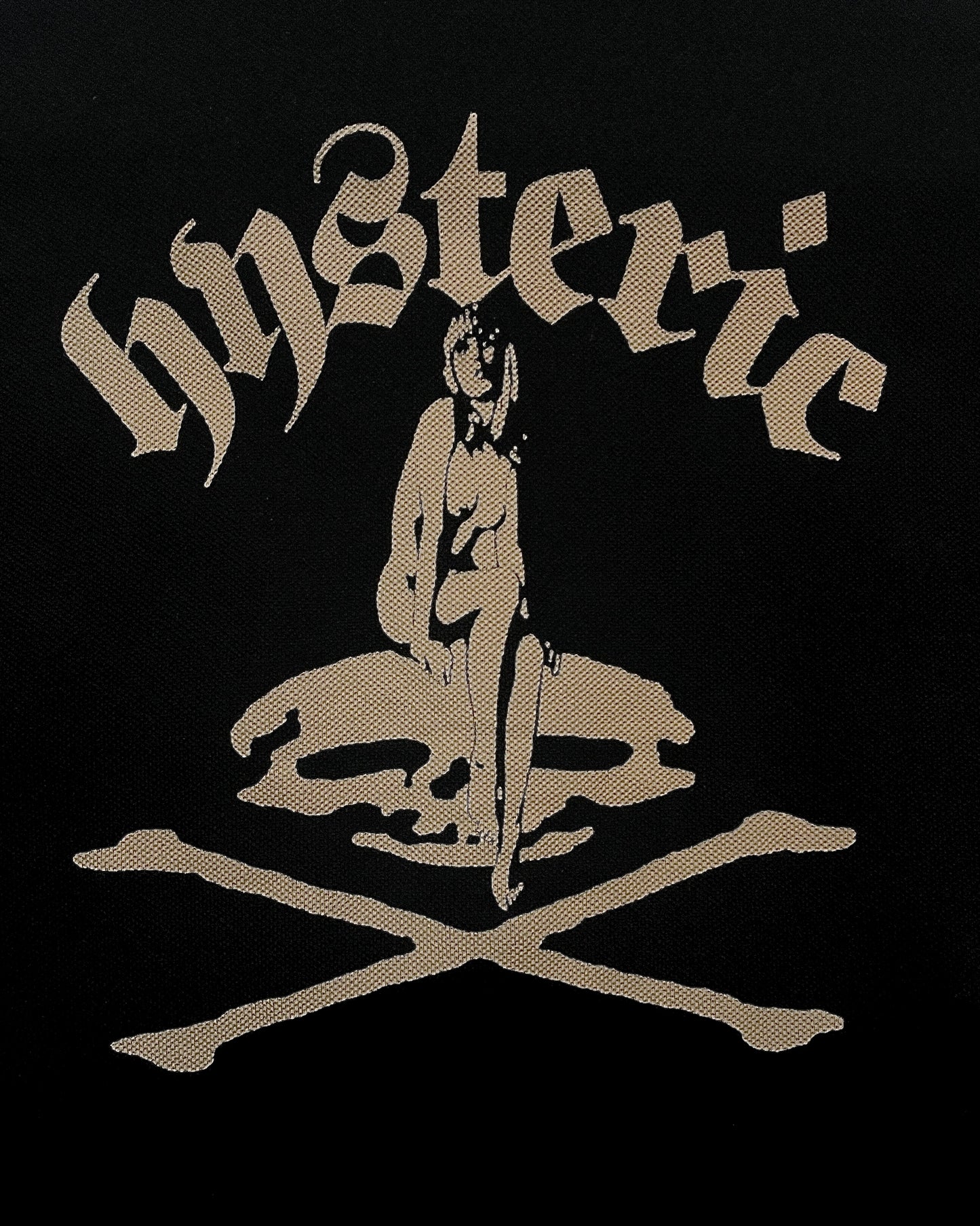 Hysteric Glamour "Hysteric" Skull Button-Up Polo