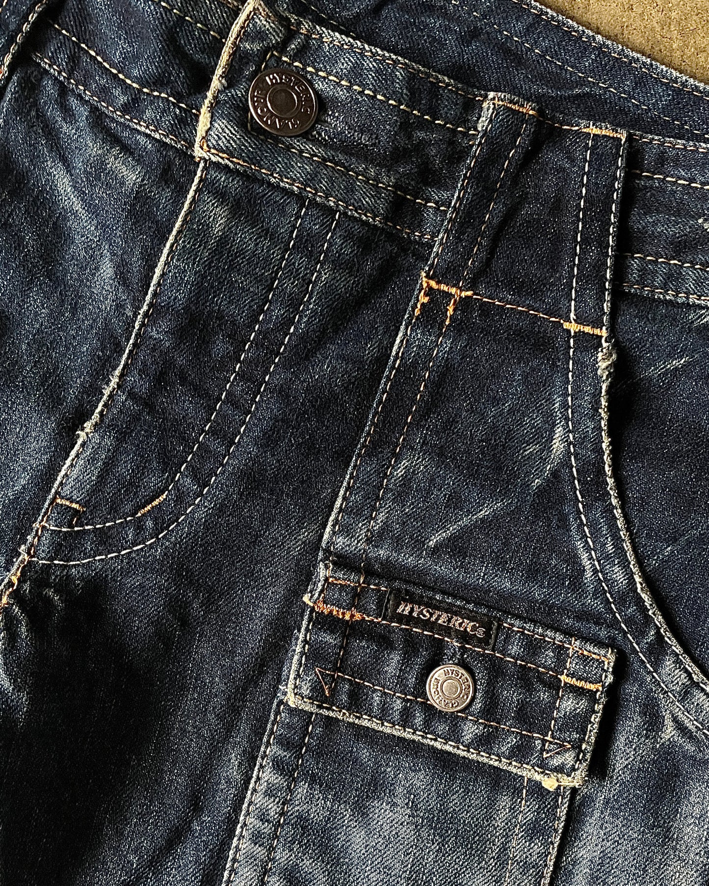 Hysteric Glamour Front-Pocket Flared Jeans