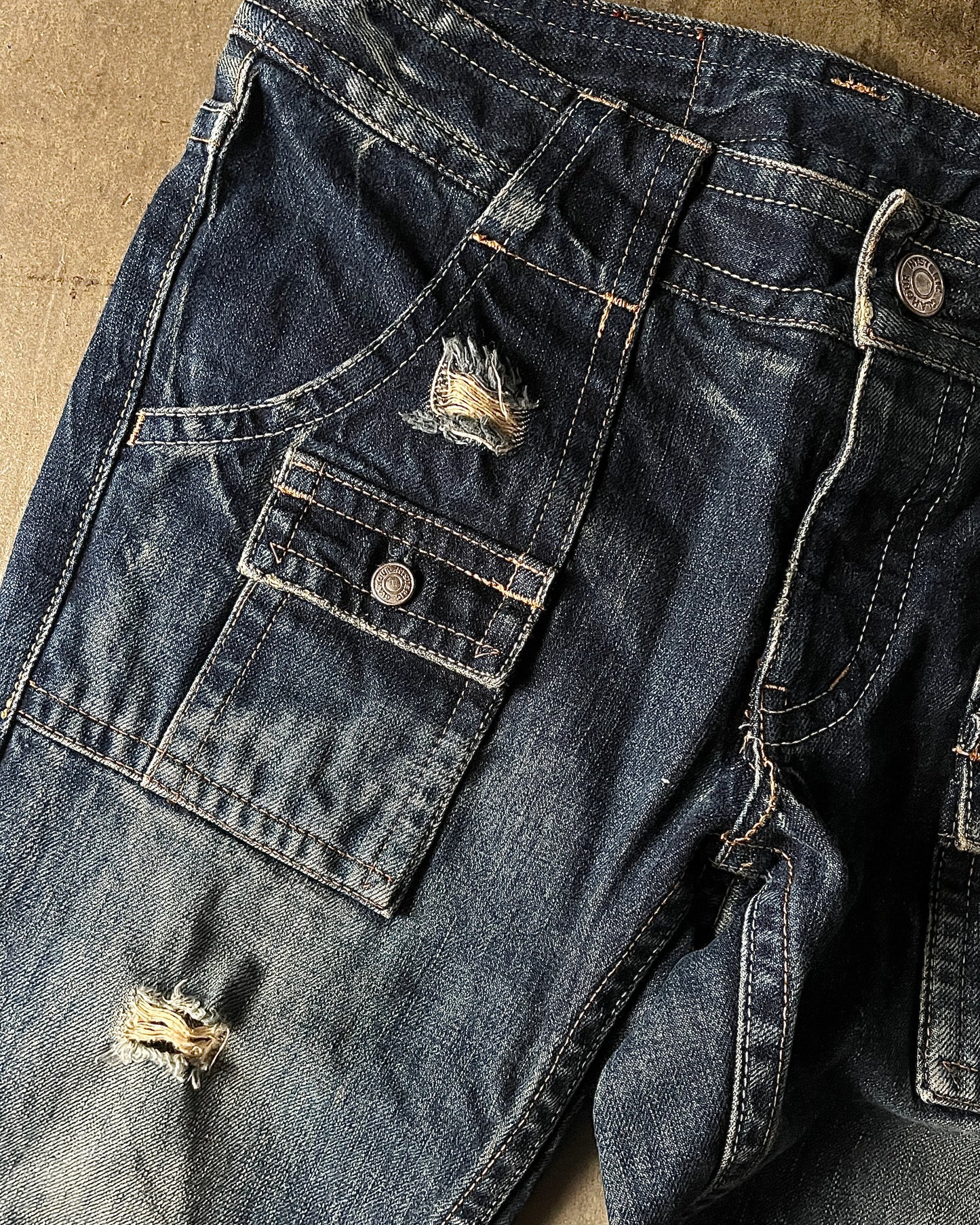Hysteric Glamour Front-Pocket Flared Jeans